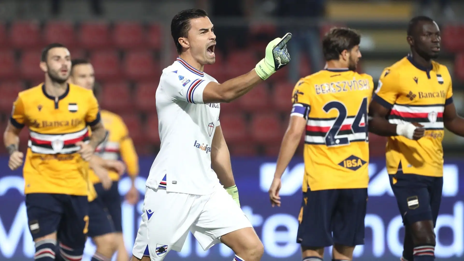 La Samp potrebbe anche decidere di privarsi di Audero. In questo caso non ascolterà offerte per Wladimiro Falcone che diventerà il nuovo numero 1
