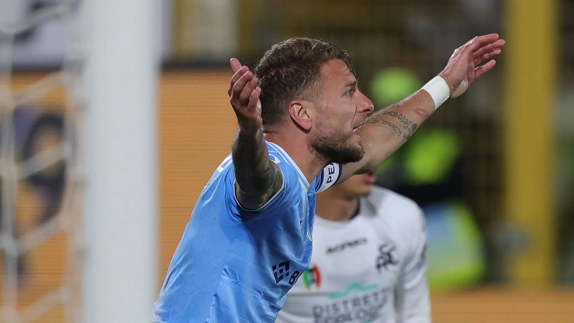 297 le partite giocate dall'attaccante con il club capitolino

