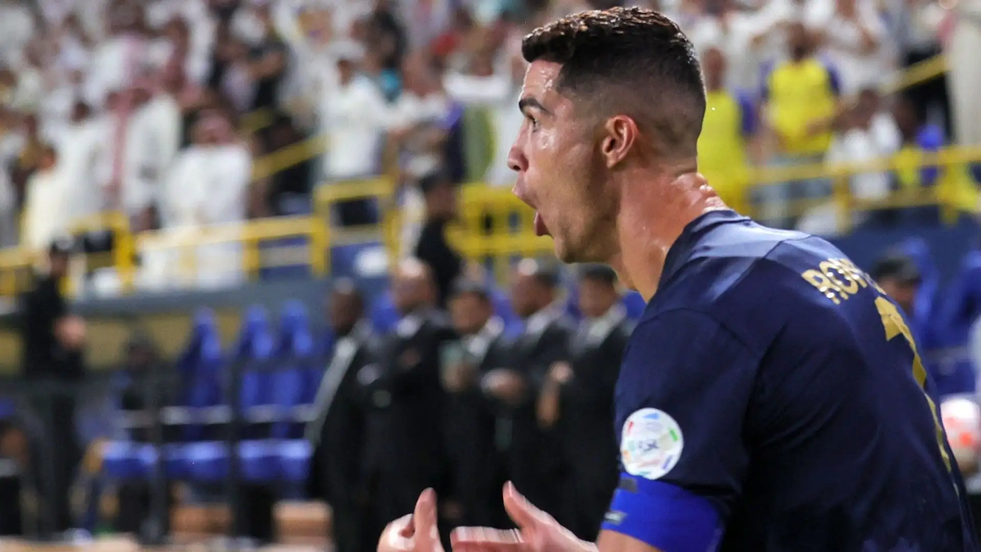 Cristiano Ronaldo è parso un po' nervoso
