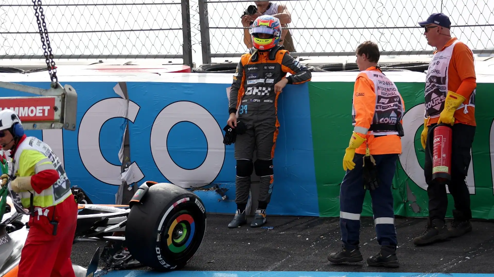 Nella seconda sessione di prove libere sono andati a muro Oscar Piastri e Daniel Ricciardo

