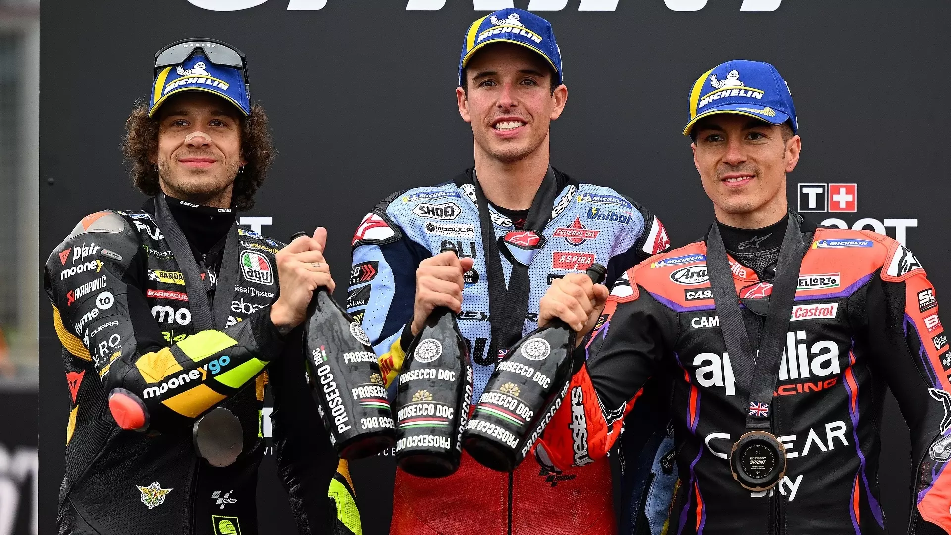 Sprint Race Silverstone, le parole di Alex Marquez, Marco Bezzecchi e Maverick Vinales