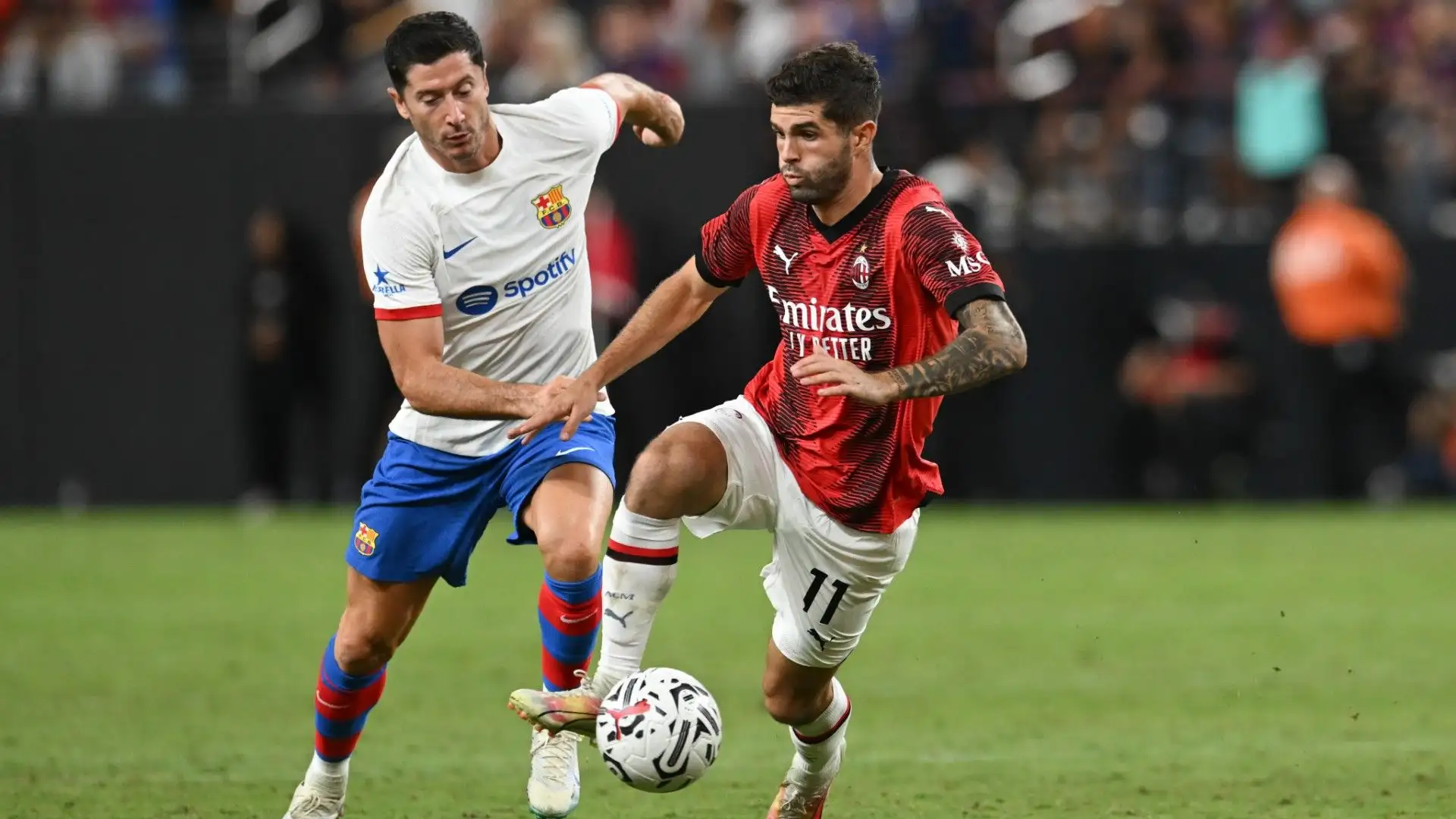 I rossoneri hanno perso 1-0 la gara amichevole