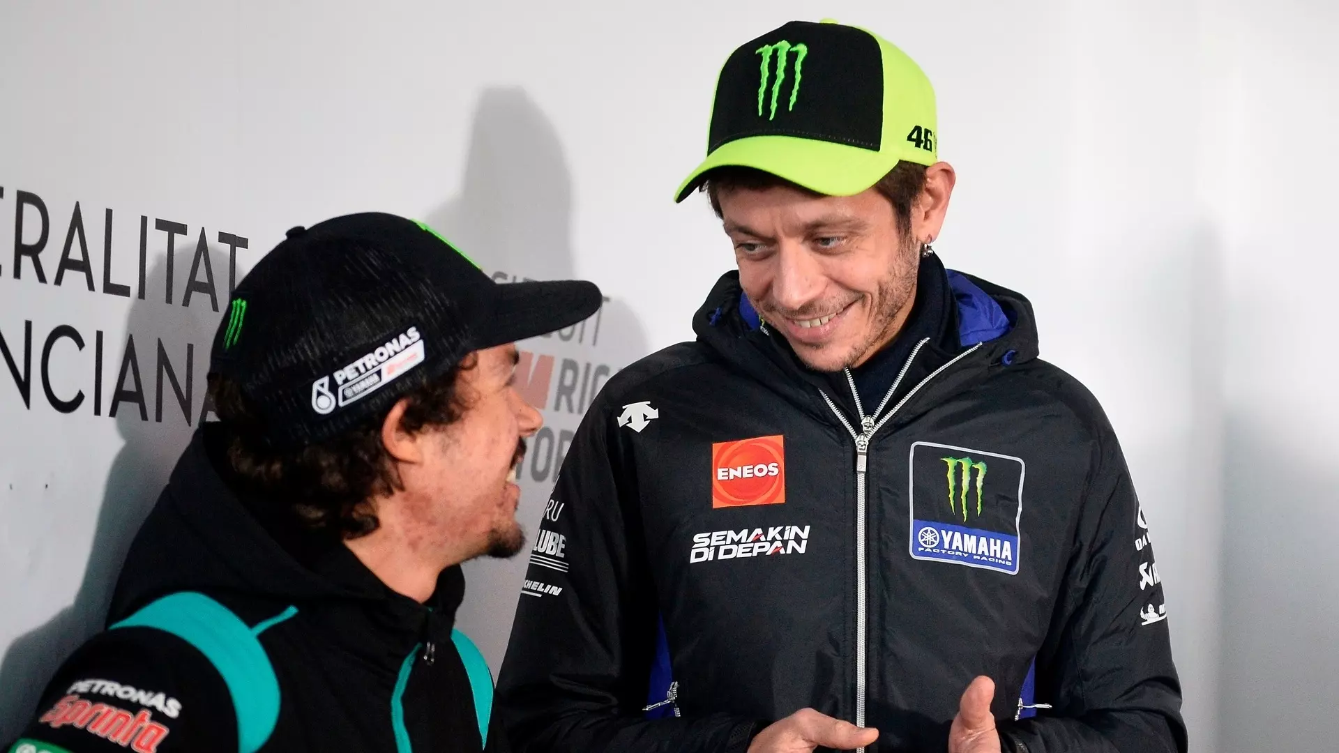 Valentino Rossi, battuta affettuosa per Franco Morbidelli