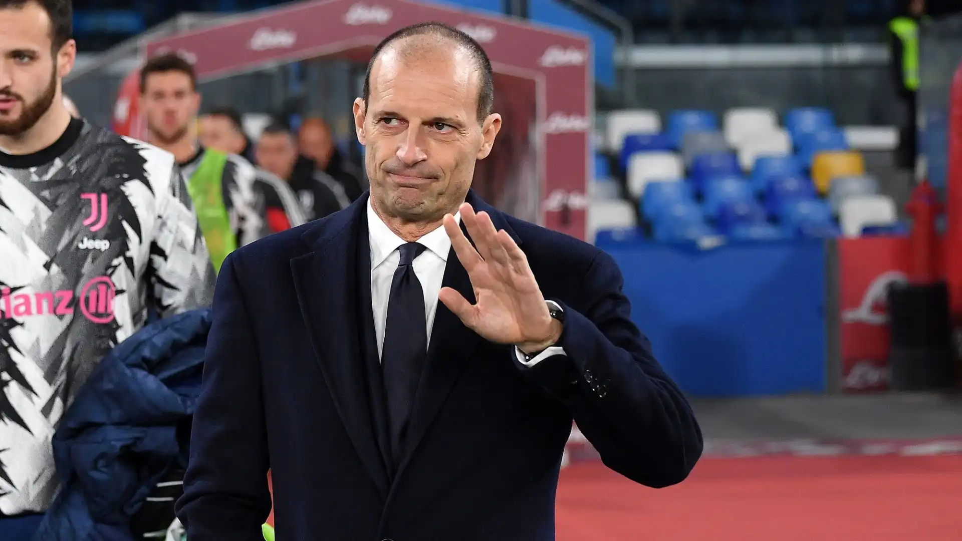 Juventus favorita e i fischi del pubblico: Massimiliano Allegri va giù piatto