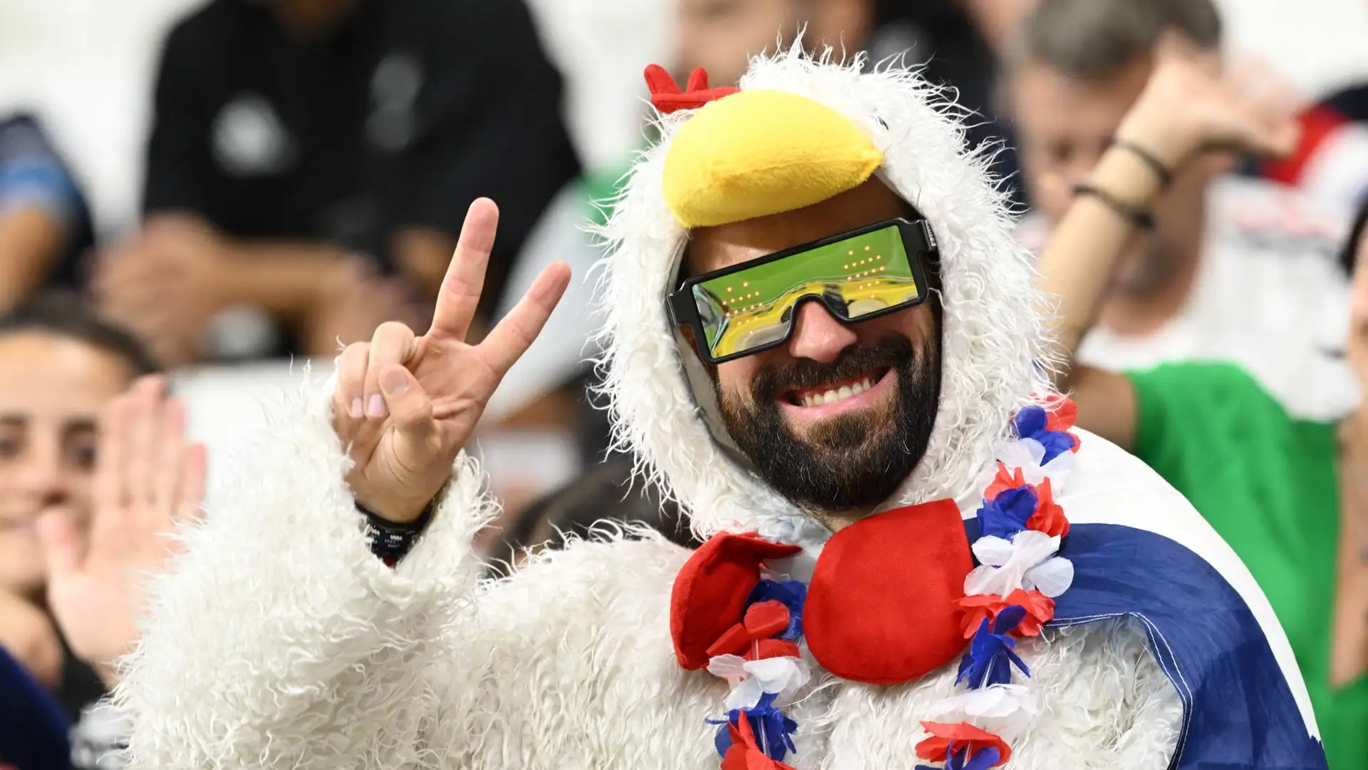 Un francese che si è goduto lo spettacolo