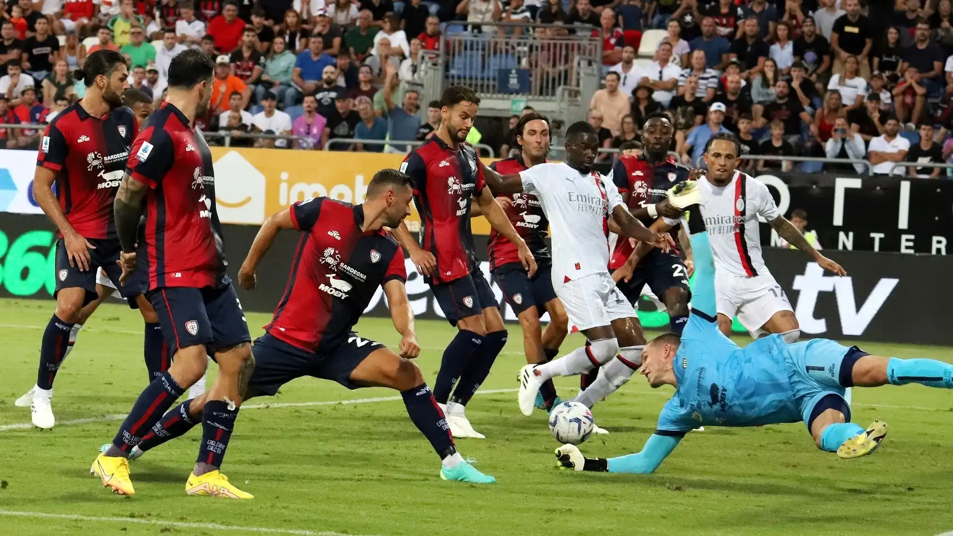 Il Milan fa il ribaltone a Cagliari