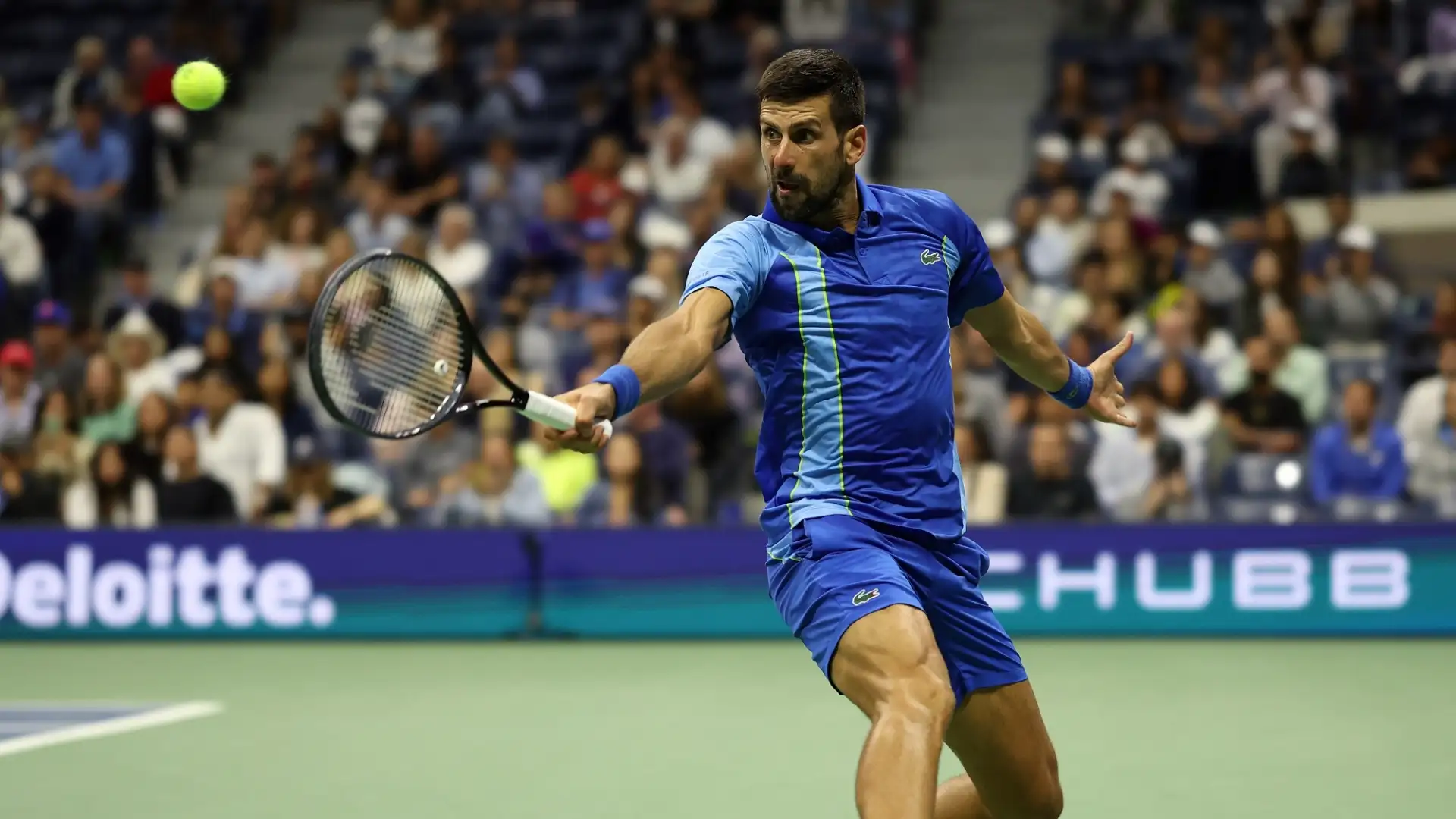 Il quinto decisivo set finisce 6-3: per Djokovic è la 38esima vittoria al quinto set in carriera