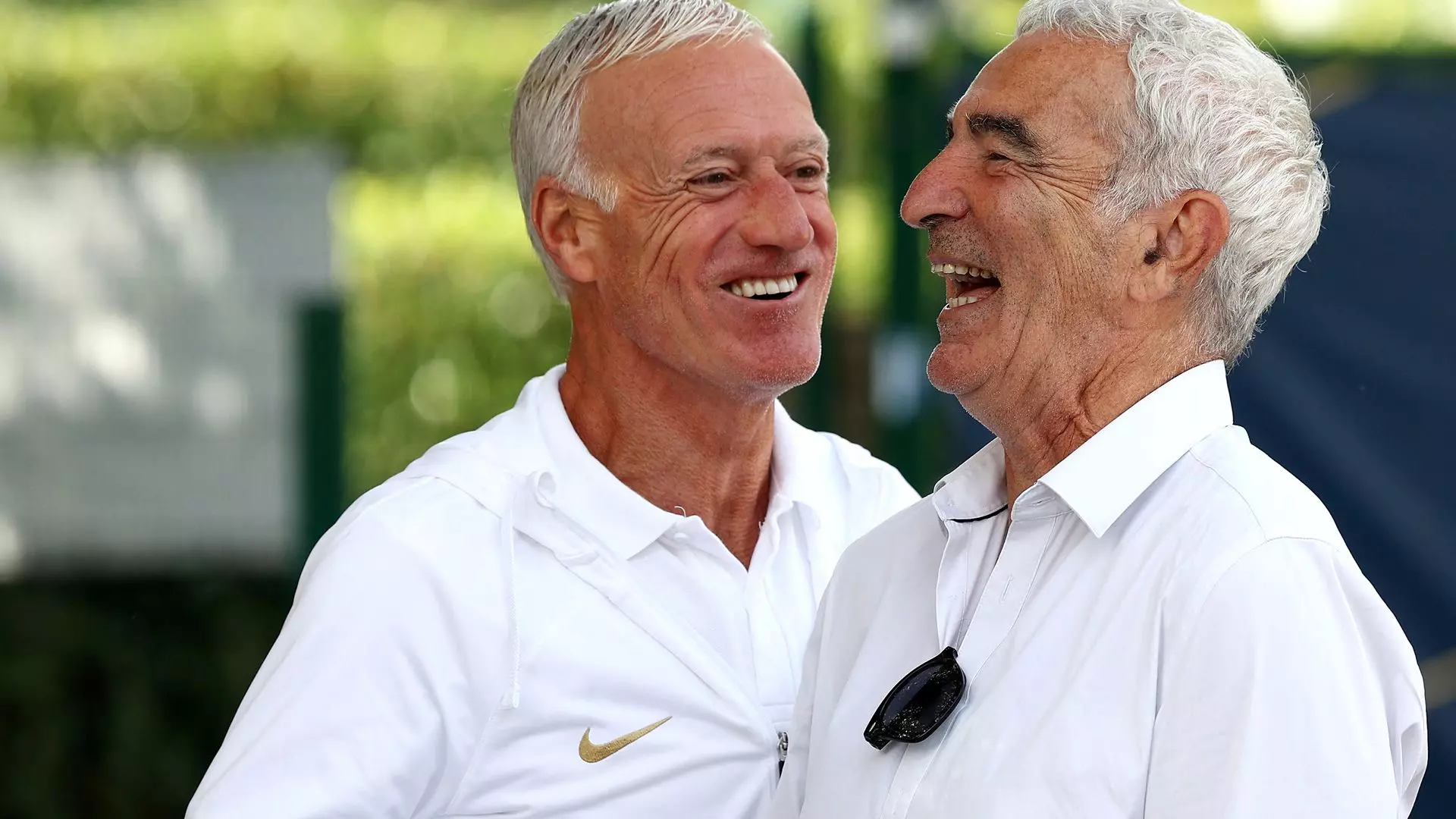 Cosa avranno da ridere Deschamps e Domenech? Chissà