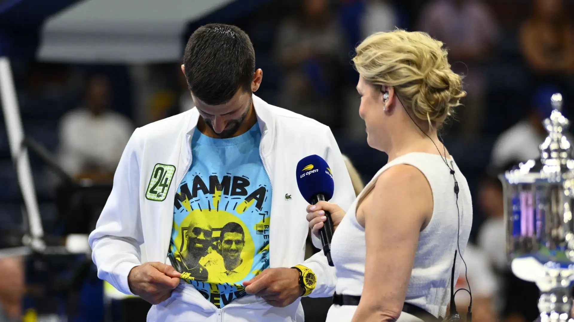 In molti sui social si sono complimentati con il tennista
