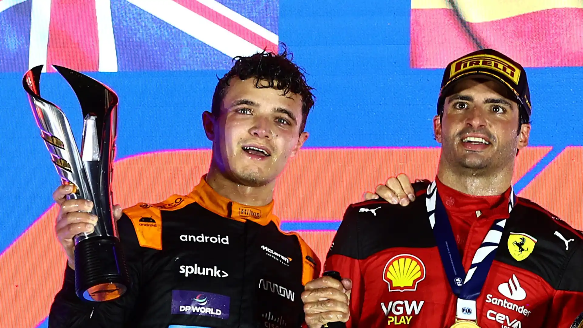 F1, Lando Norris ringrazia Carlos Sainz