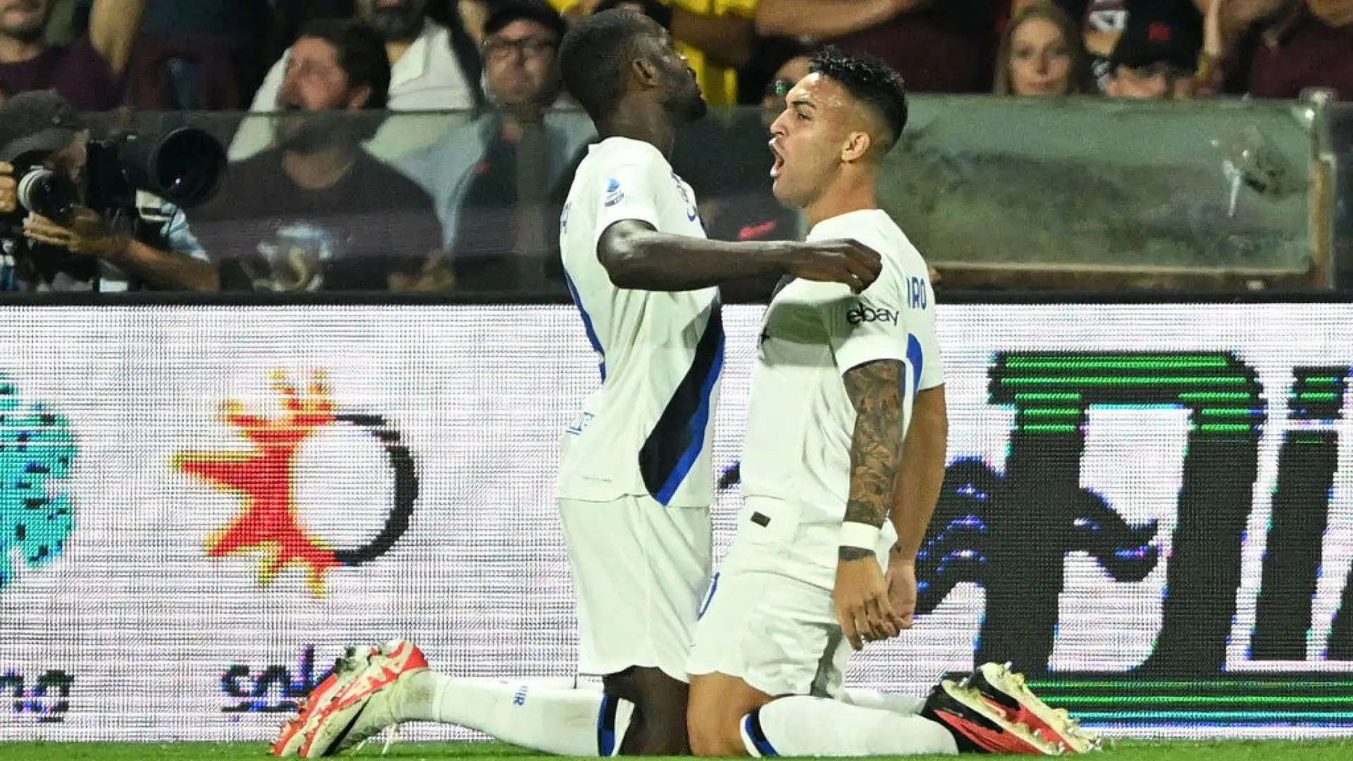 Lautaro ha siglato il primo gol della sua serata al minuto 63 su invito di Marcus Thuram