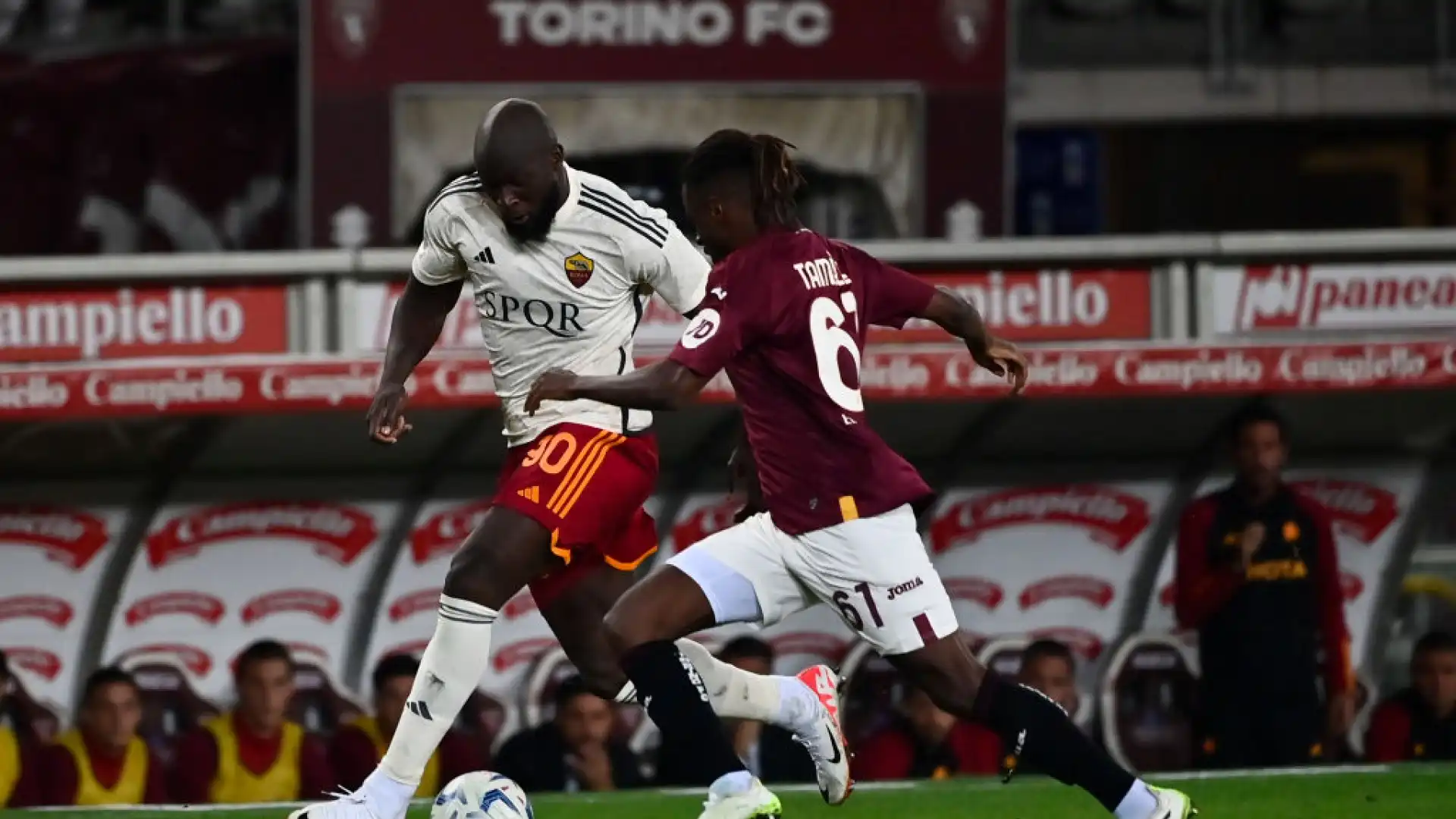 Romelu Lukaku non basta, Roma frenata