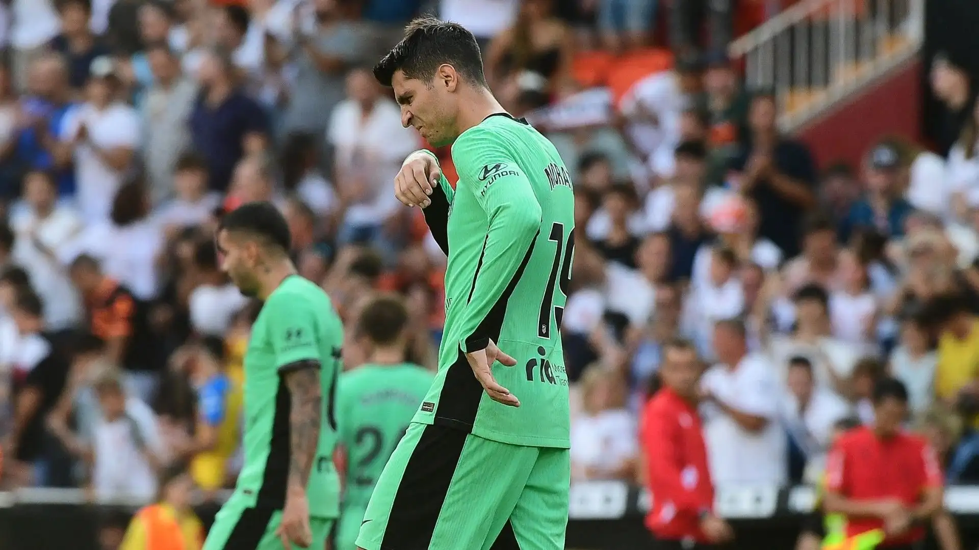 Un delusissimo Alvaro Morata