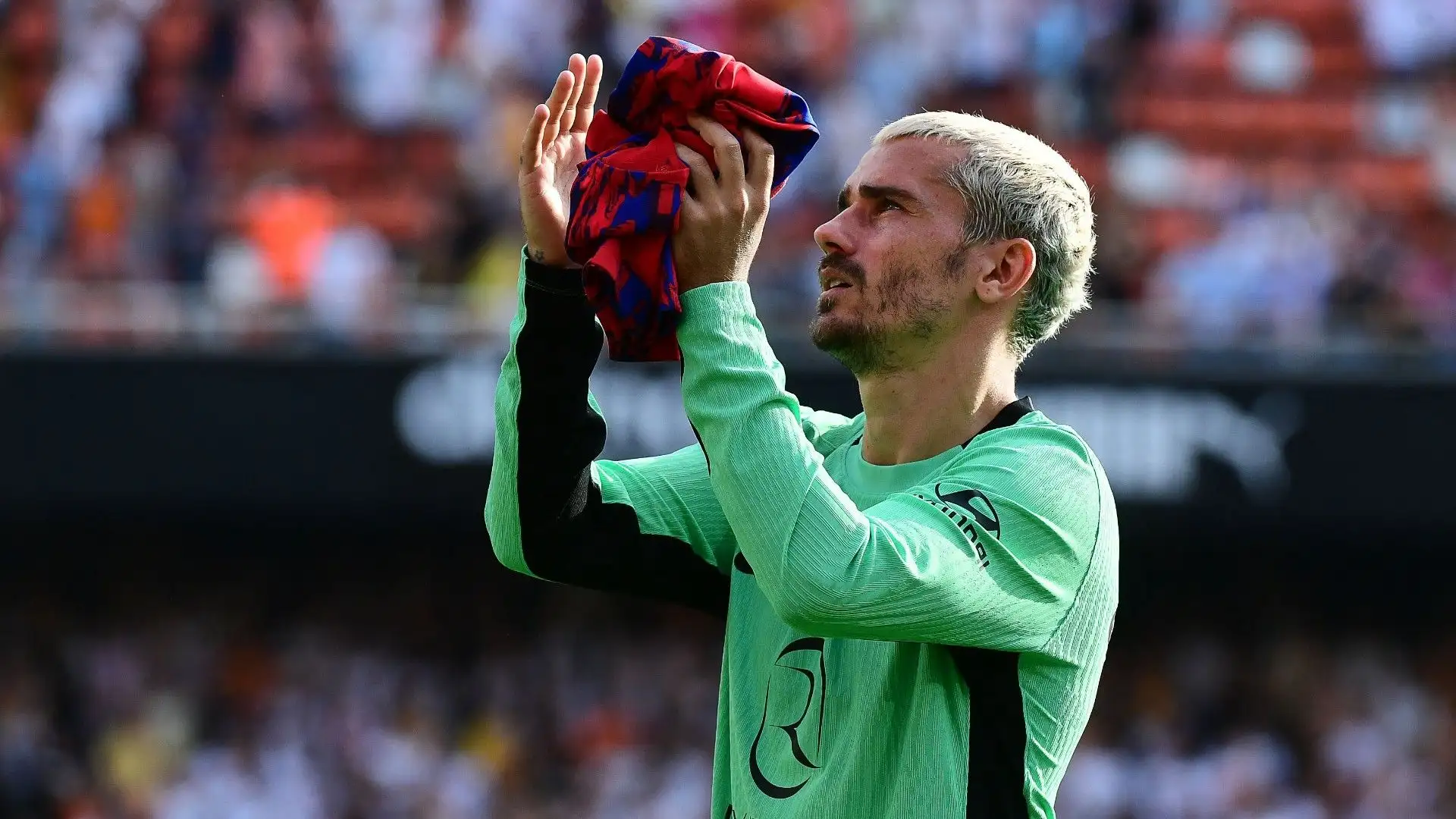 Griezmann a fine partita ha ringraziato i tifosi per il loro supporto nonostante la sconfitta