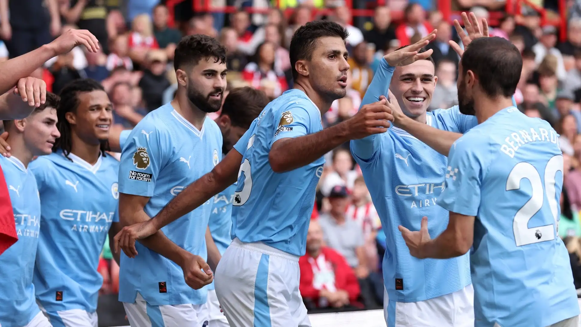 5. Manchester City (Inghilterra): 4,99 miliardi	di dollari