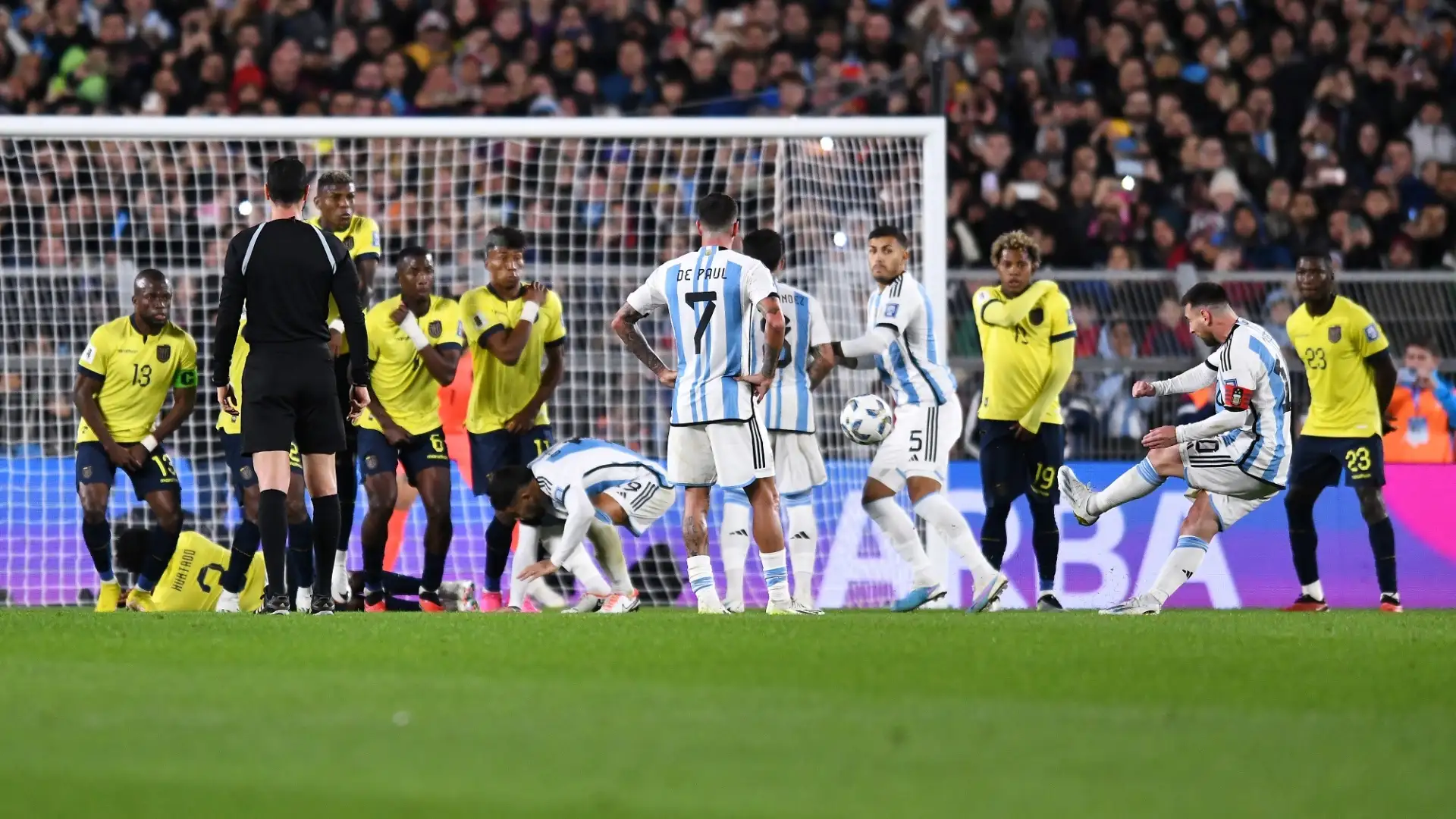 L'attaccante argentino, 36 anni, ha segnato la prima e unica rete della partita all'78'