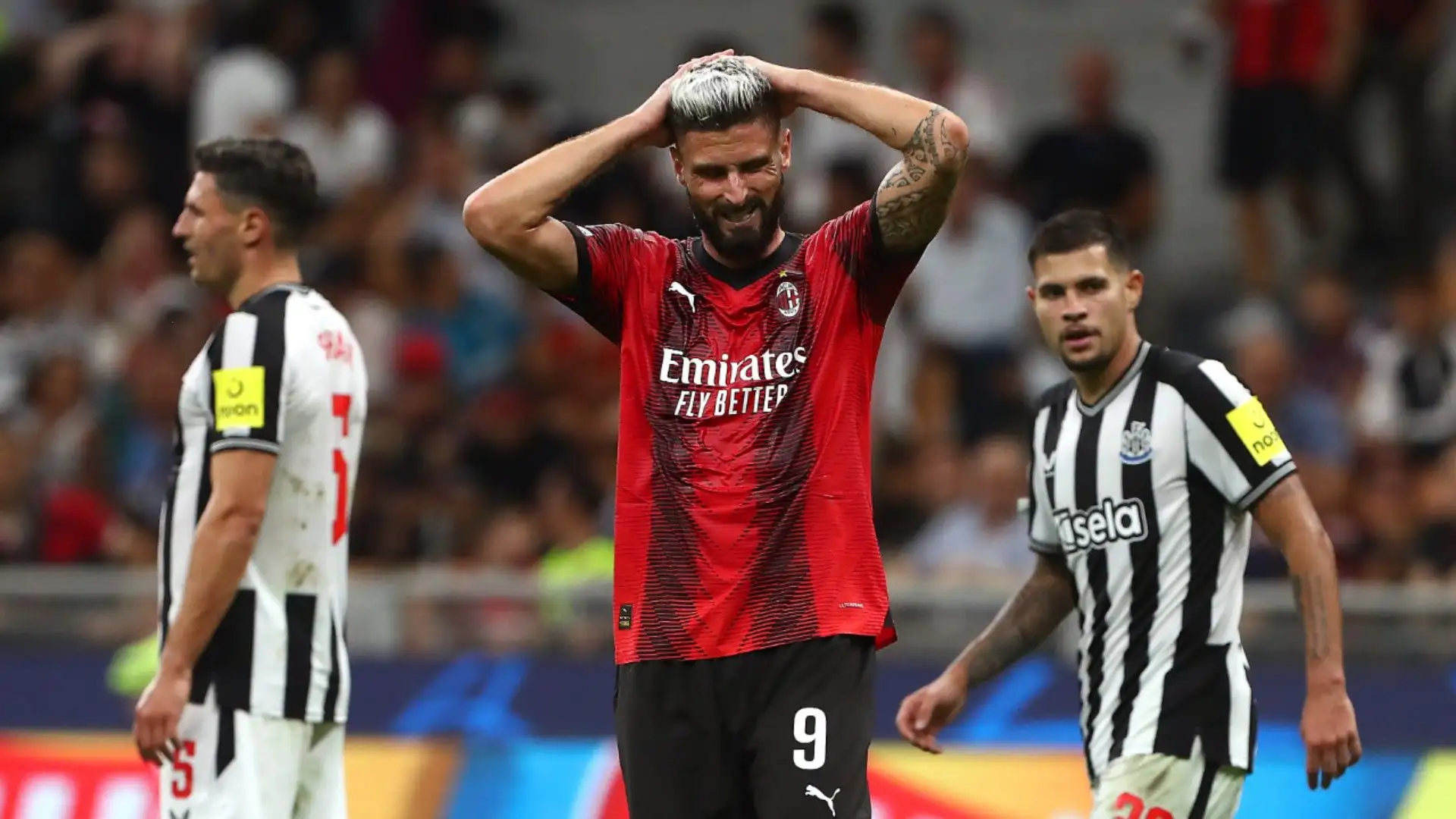 I rossoneri hanno avuto ottime occasioni per segnare ma non ci sono riusciti per imprecisione

