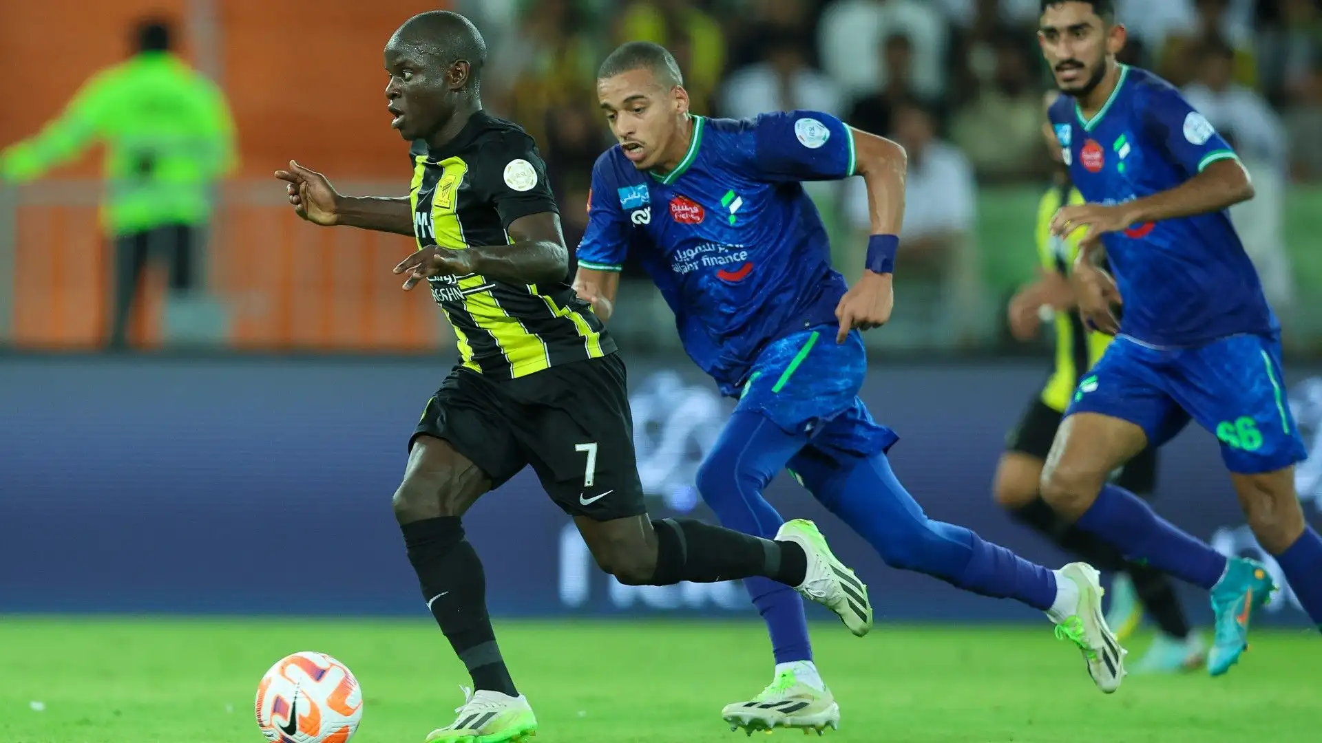 E' il primo gol in Arabia Saudita per N'Golo Kanté
