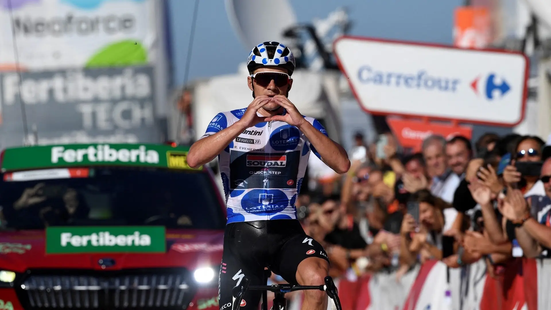 Vuelta: tris di Remco Evenepoel, Sepp Kuss sempre leader