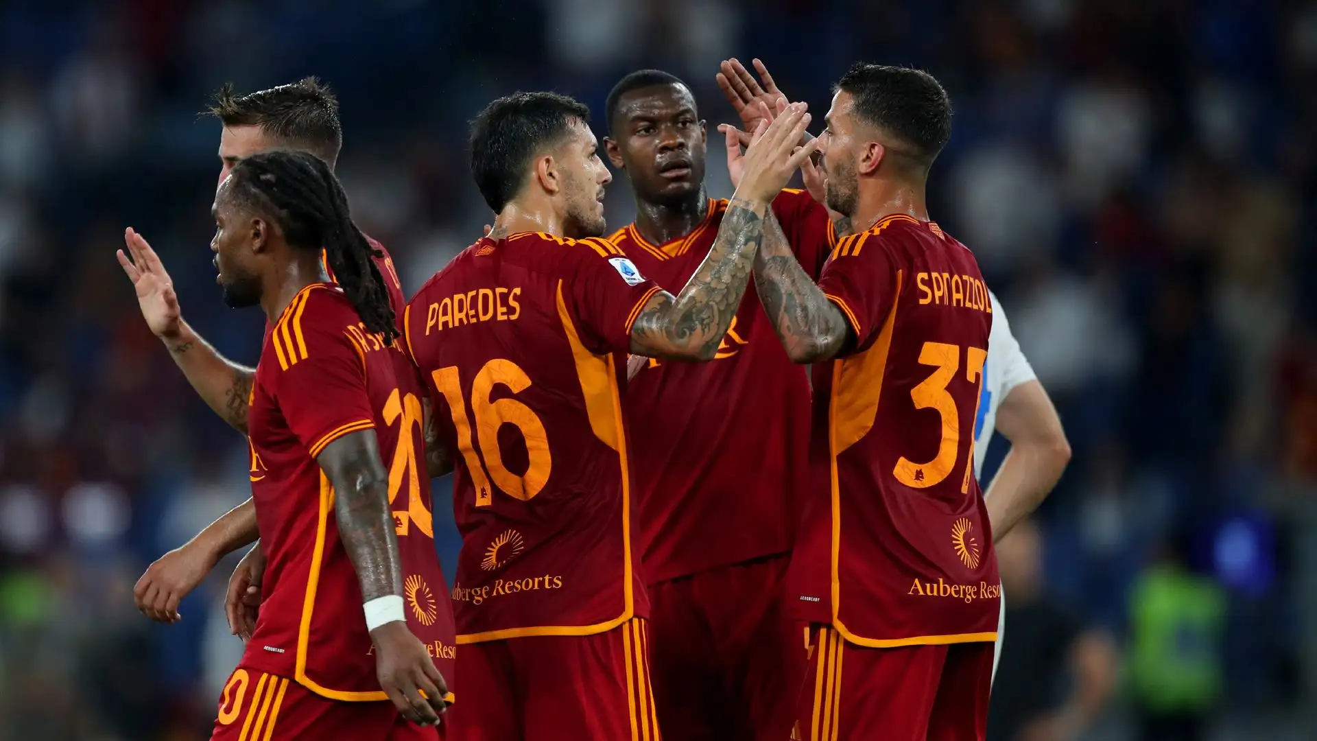 Nella ripresa la Roma ha continuato la sua azione