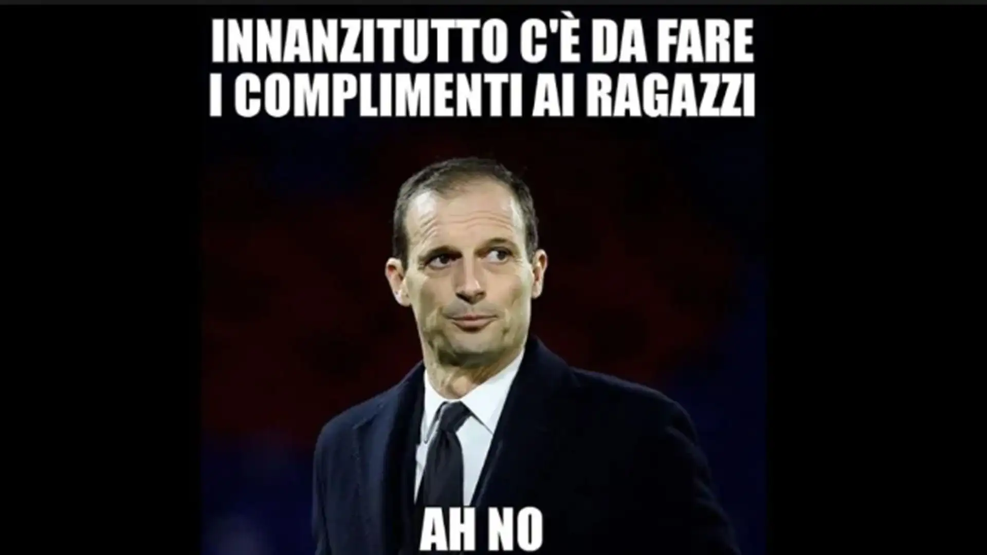Ovviamente anche Allegri è finito nel mirino