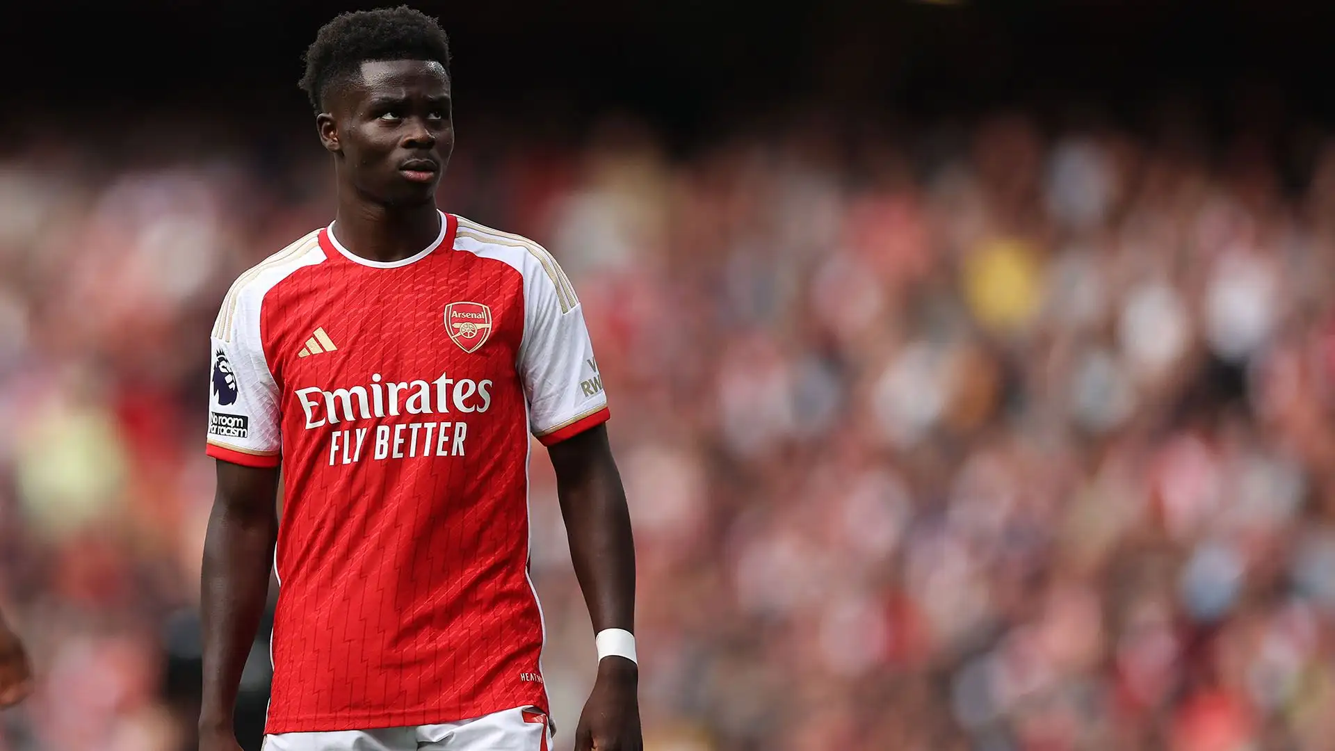 Bukayo Saka (Attaccante, Nigeria): stipendio lordo 11.7 milioni di euro all'anno