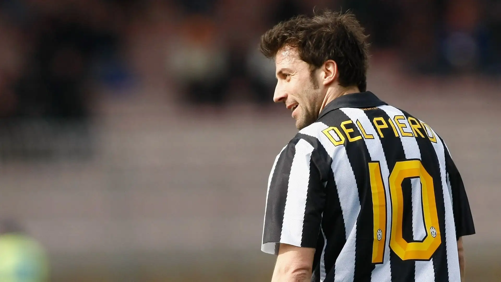 Alessandro Del Piero: oltre 200 gol nella sua lunghissima esperienza Juventus, due volte è arrivato quarto 
