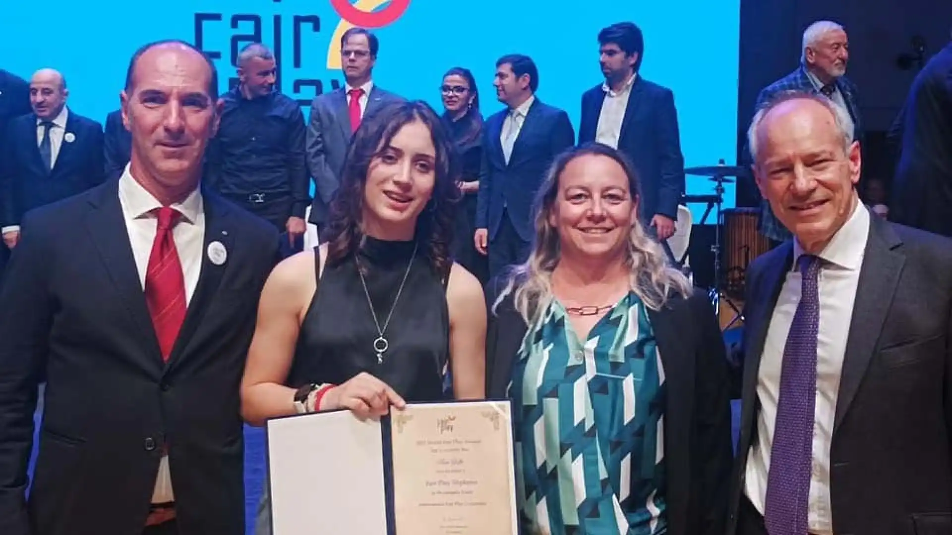 Asia Volpi, vinto il World Fair Play Awards