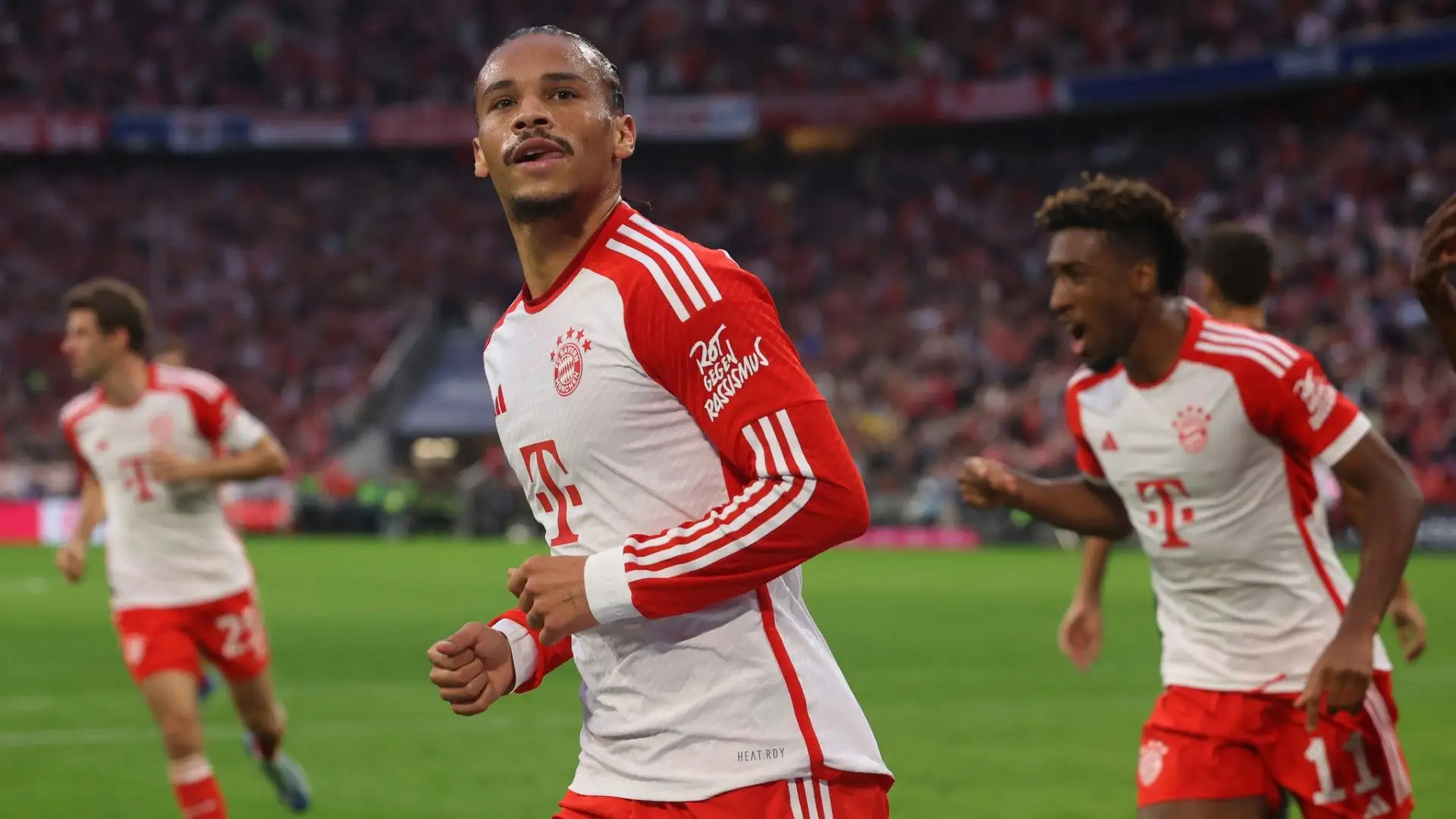 Prima di trasferirsi nel club tedesco, Sané ha giocato 4 anni al Manchester City
