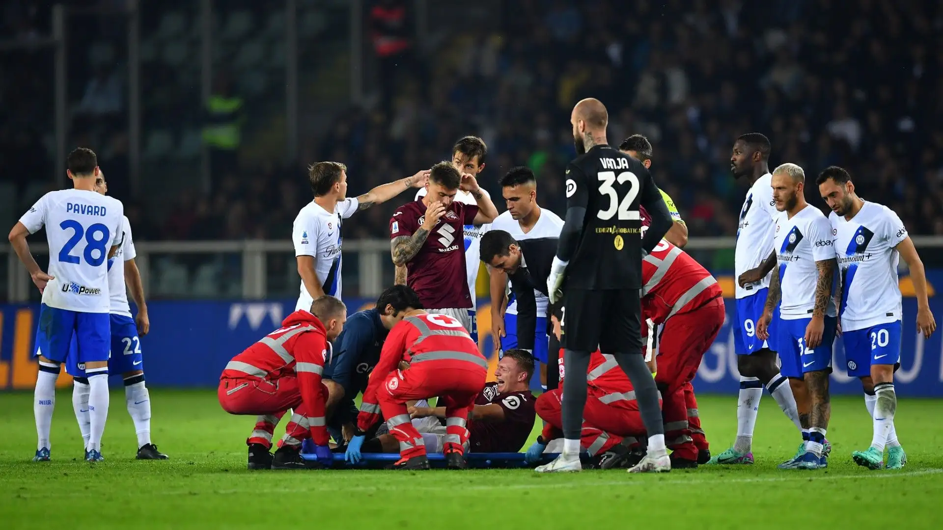 Perr Schuurs si è infortunato durante la sfida contro l'Inter poi vinta dai nerazzurri 3-0
