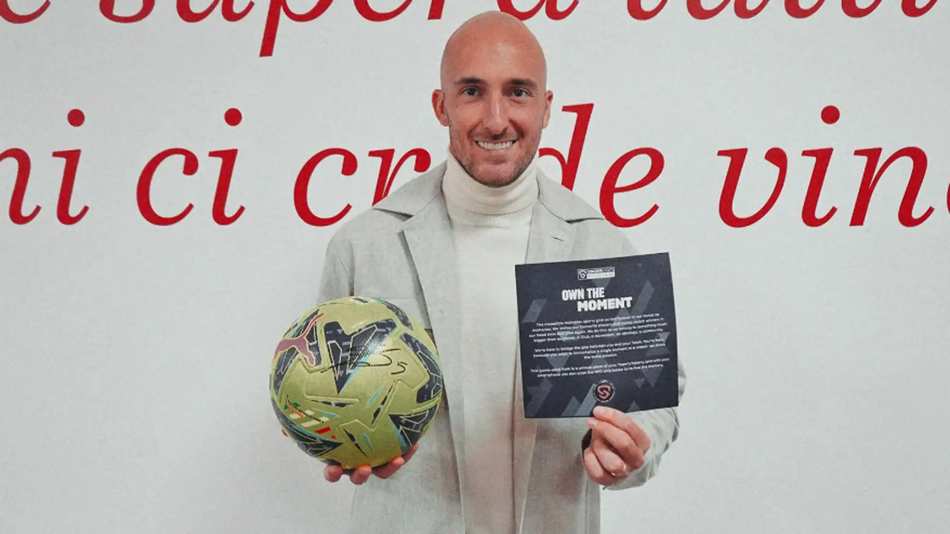 Monza, all’asta per beneficenza un pallone entrato nella storia