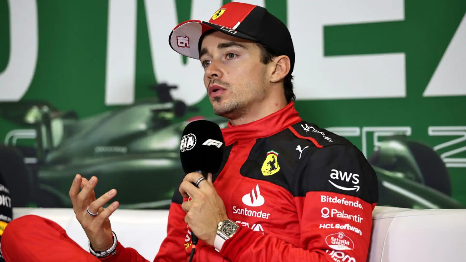 Charles Leclerc senza giri di parole sul contatto con Sergio Perez