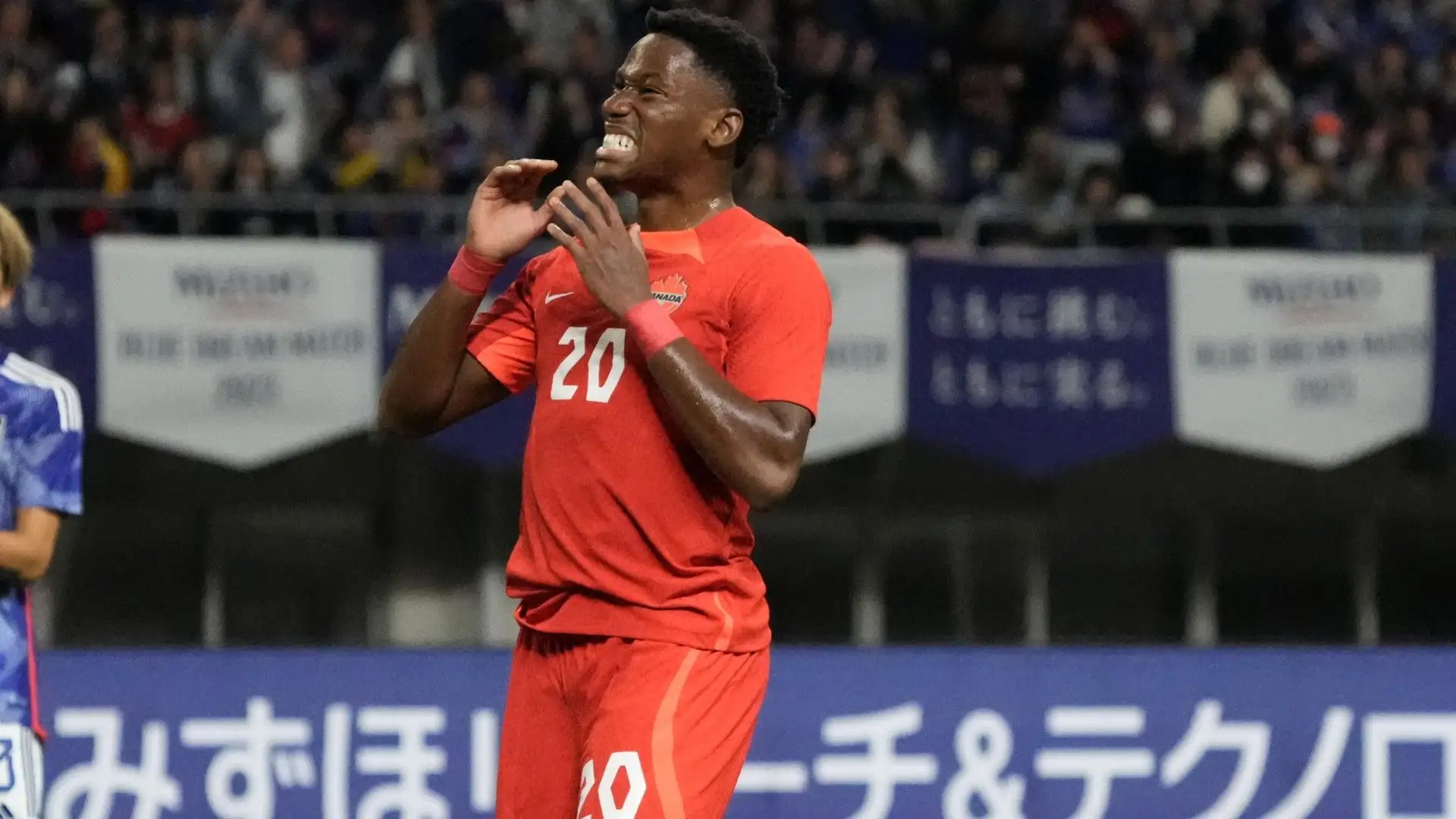 Ecco David con la maglia del Canada