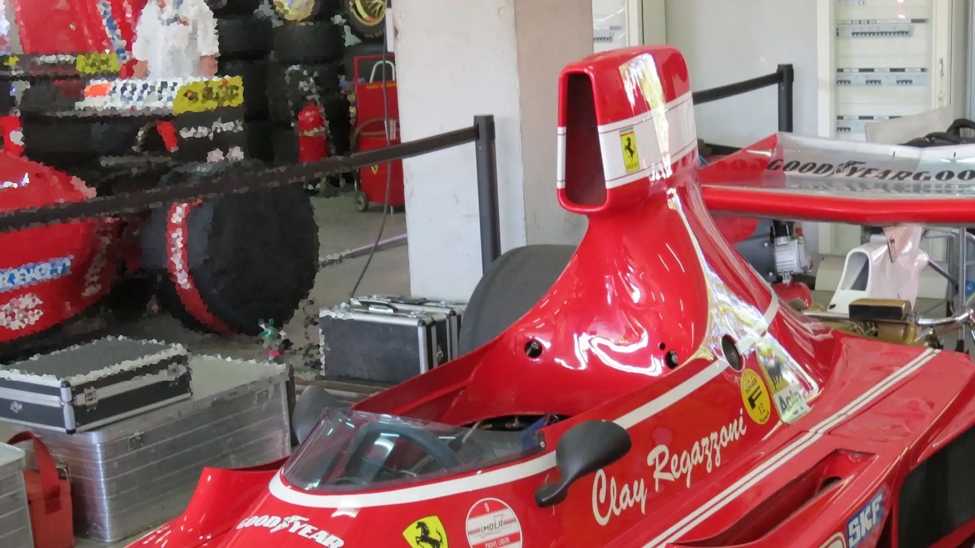 La Ferrari 312 T è la macchina con cui gareggiò nel 1975