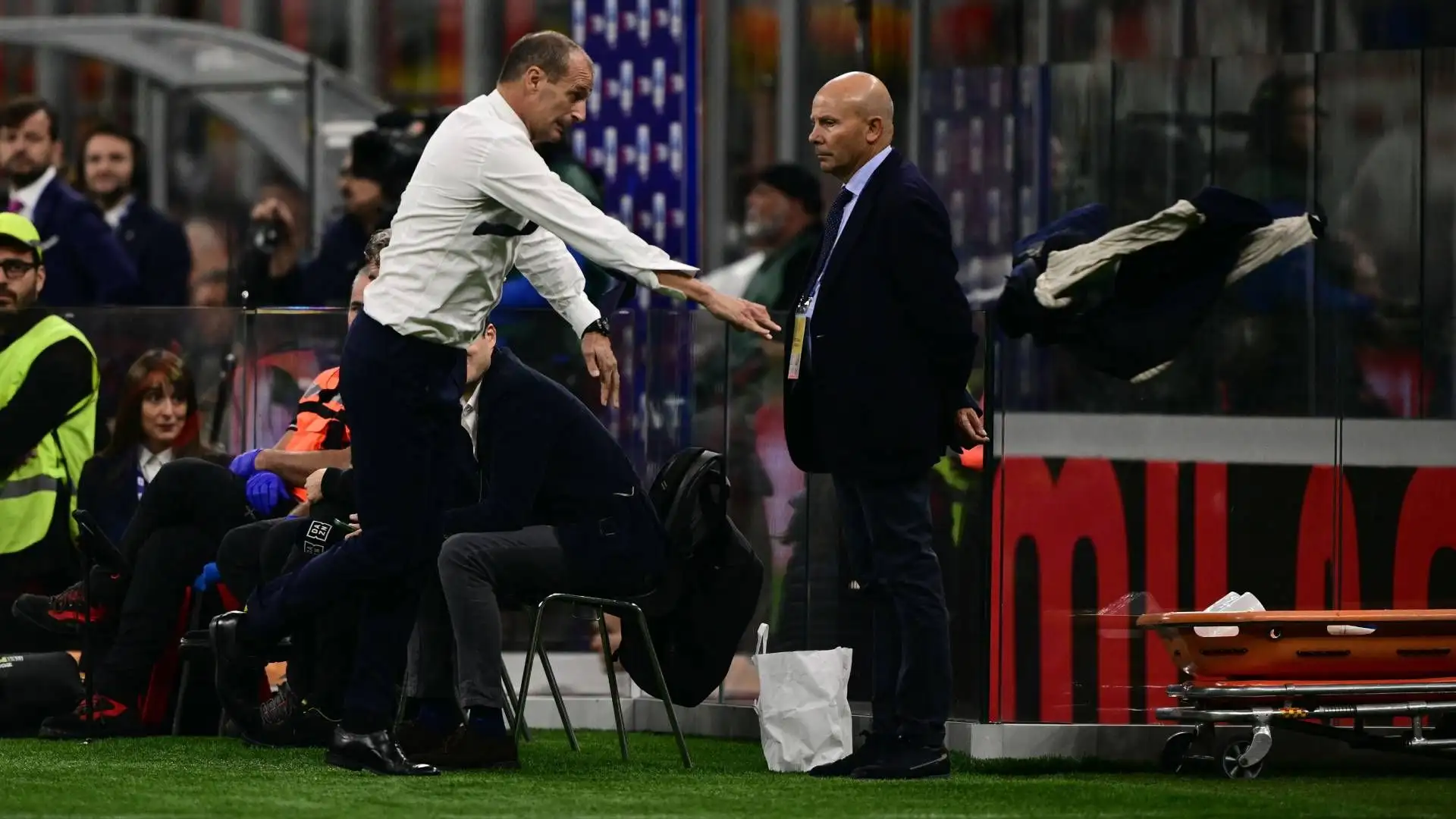 Allegri ha spiegato il motivo della sua rabbia in conferenza stampa