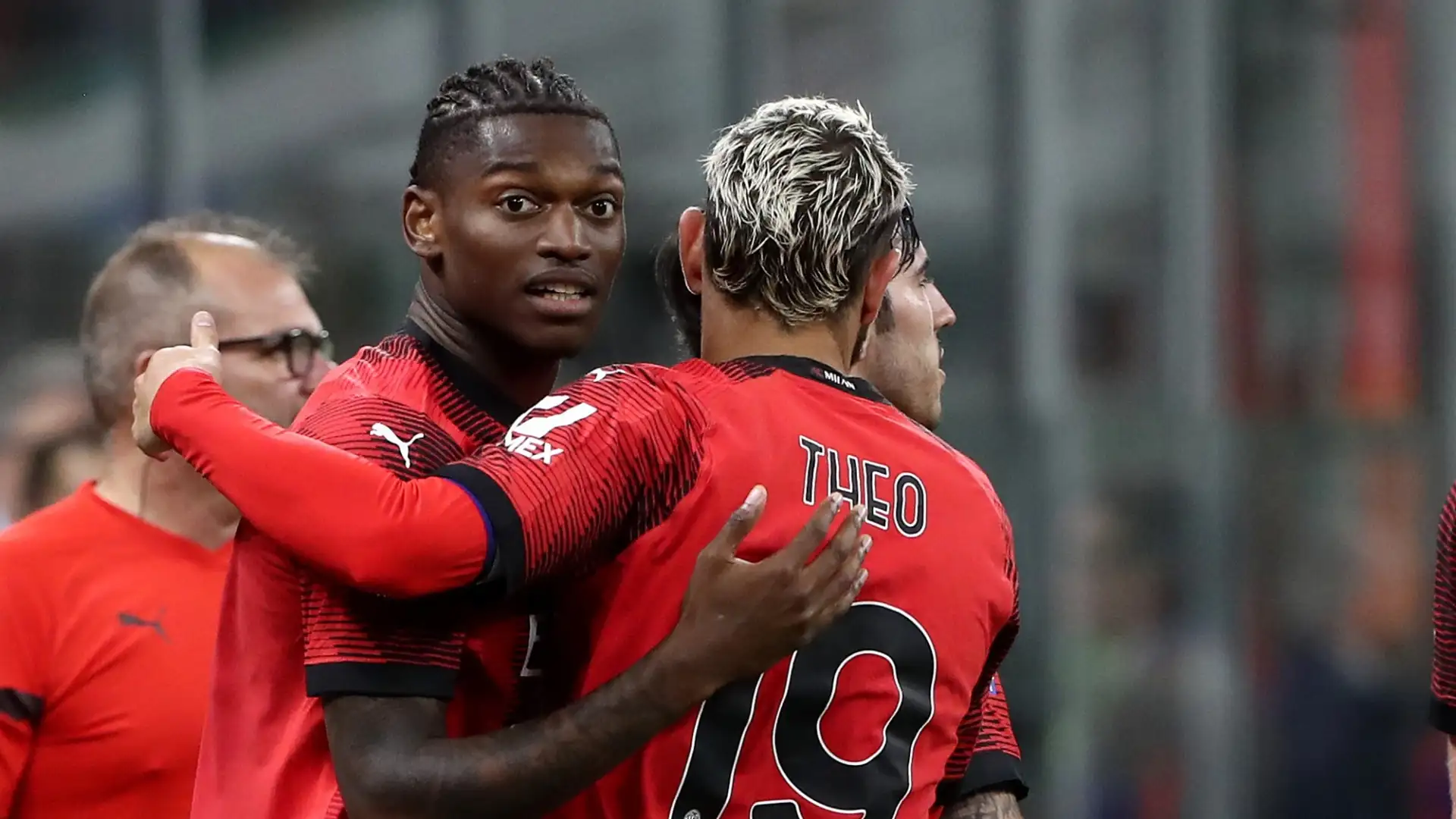 L'ex allenatore dei rossoneri ha puntato il dito sui due top player Rafael Leao e Theo Hernandez