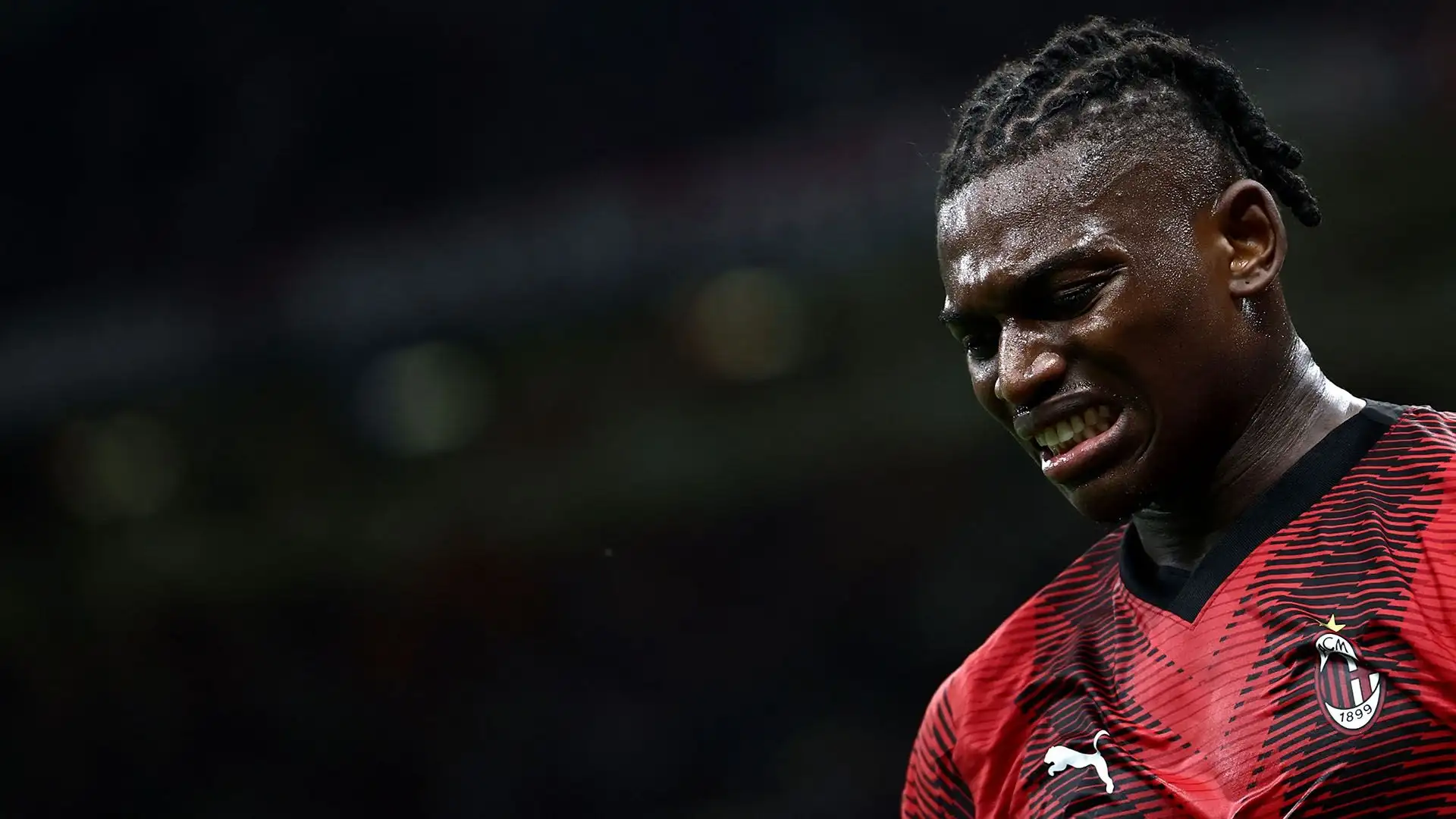 Rafa Leao non segna da più di un mese e fatica ad essere incisivo 
