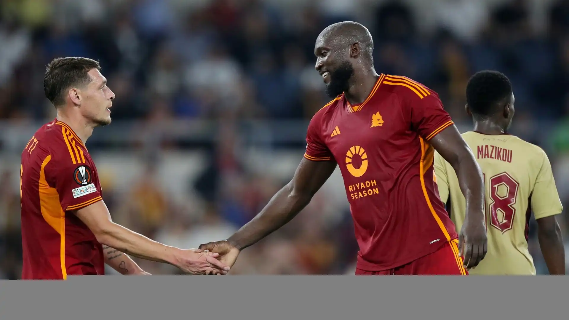 Lukaku e Belotti scatenati, la Roma schianta il Servette