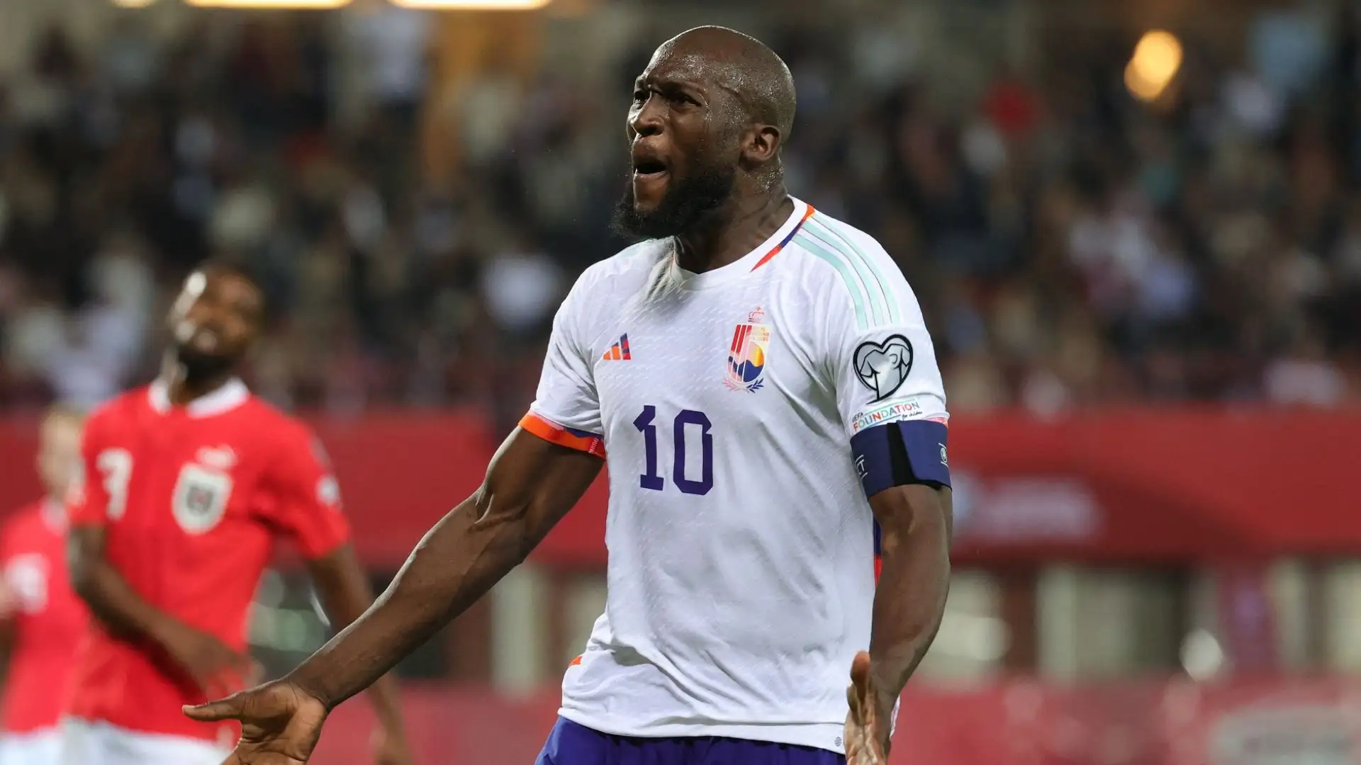 Dopo aver colpito una traversa, Lukaku ha segnato il 3-0 contro l'Austria con un bel sinistro 