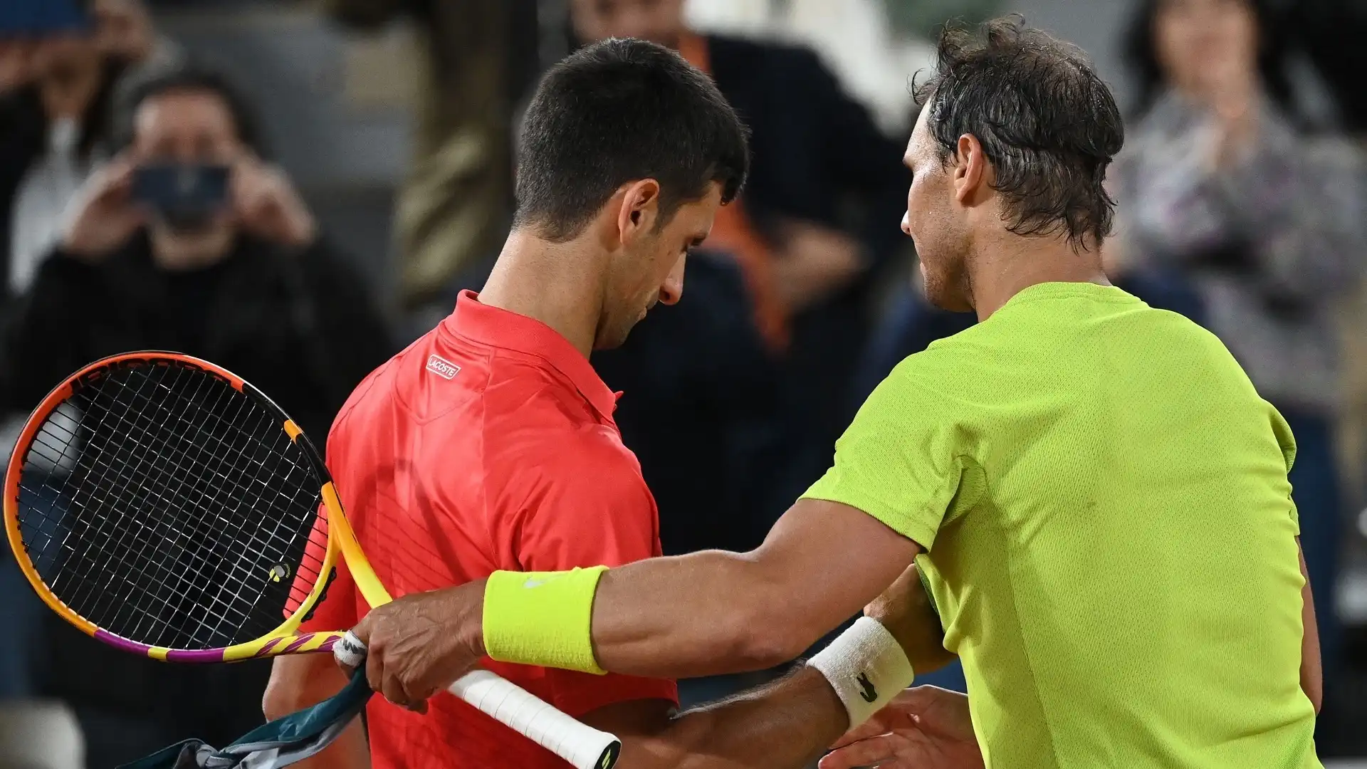 Novak Djokovic risponde, a scoppio ritardato, a Rafael Nadal