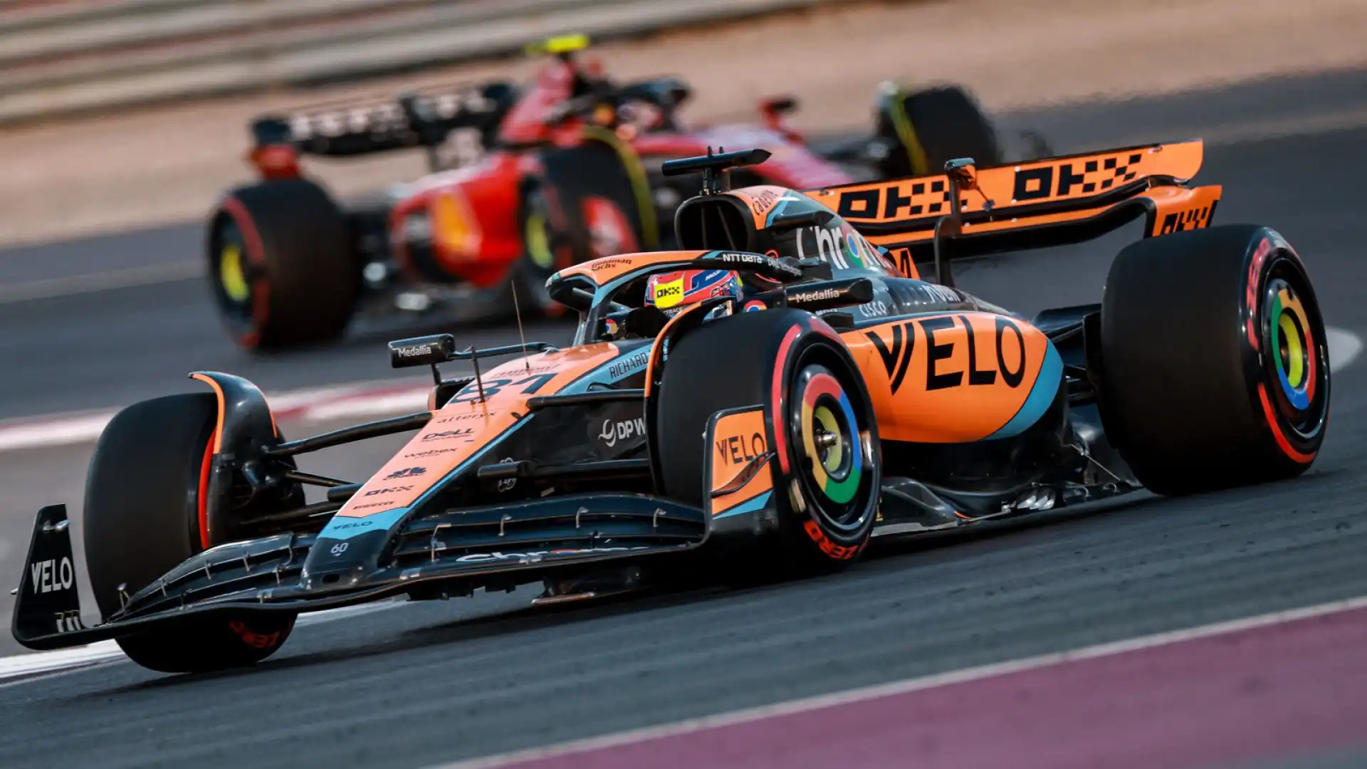 F1 Qatar: lo shootout premia la McLaren, Carlos Sainz e Charles Leclerc in terza fila