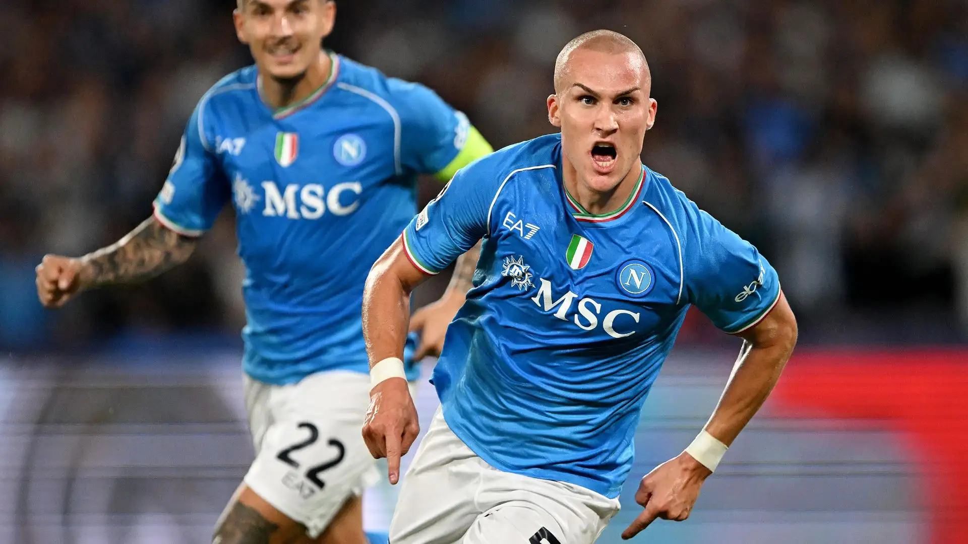 Di Lorenzo lo ha guardato felice