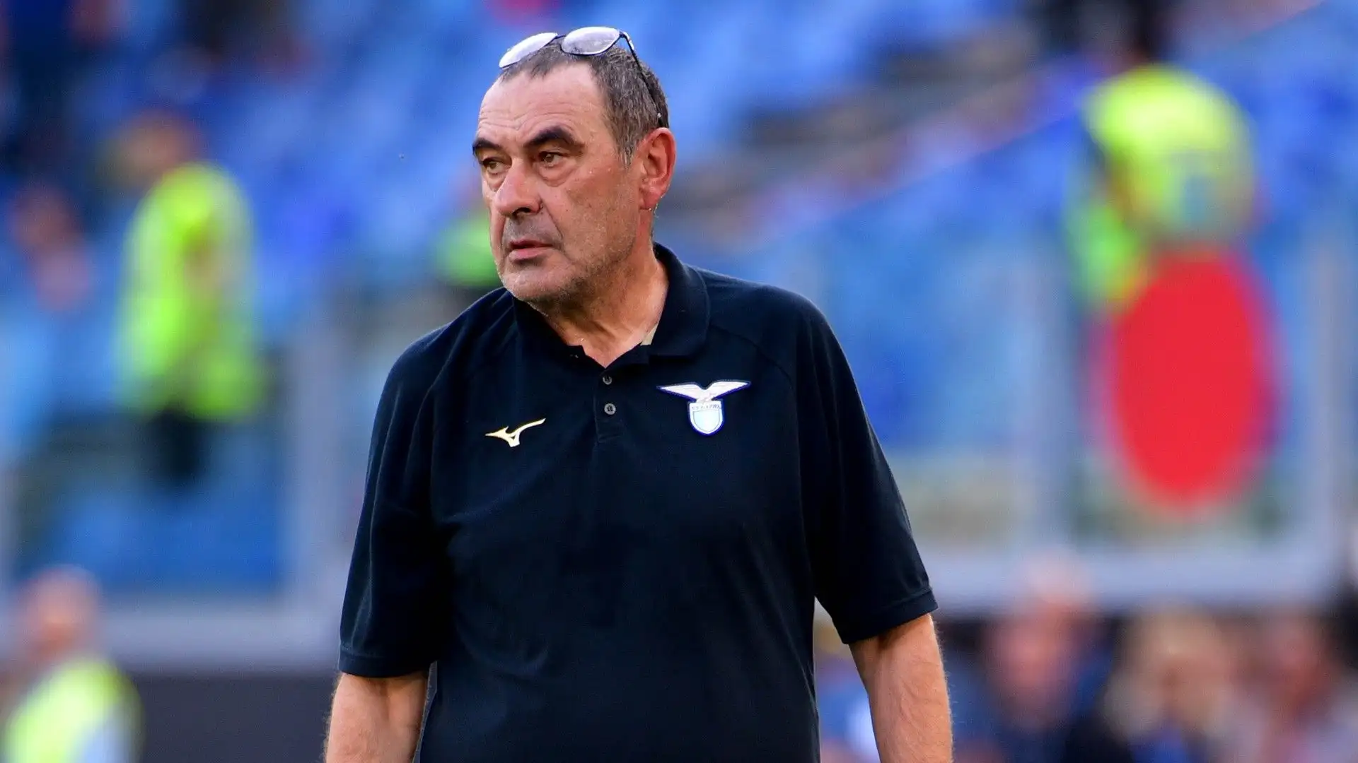 Poco dopo Maurizio Sarri è stato espulso

