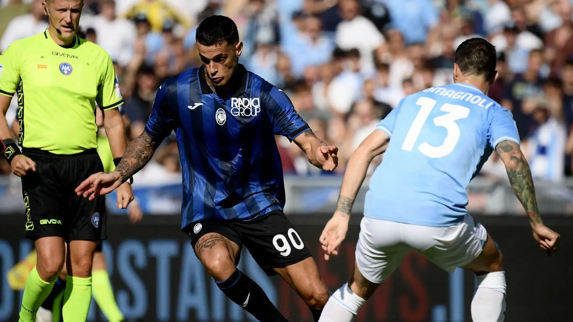Nella prima mezz'ora la Lazio è stata straripante e ha preso d'assalto la formazione di Gasperini
