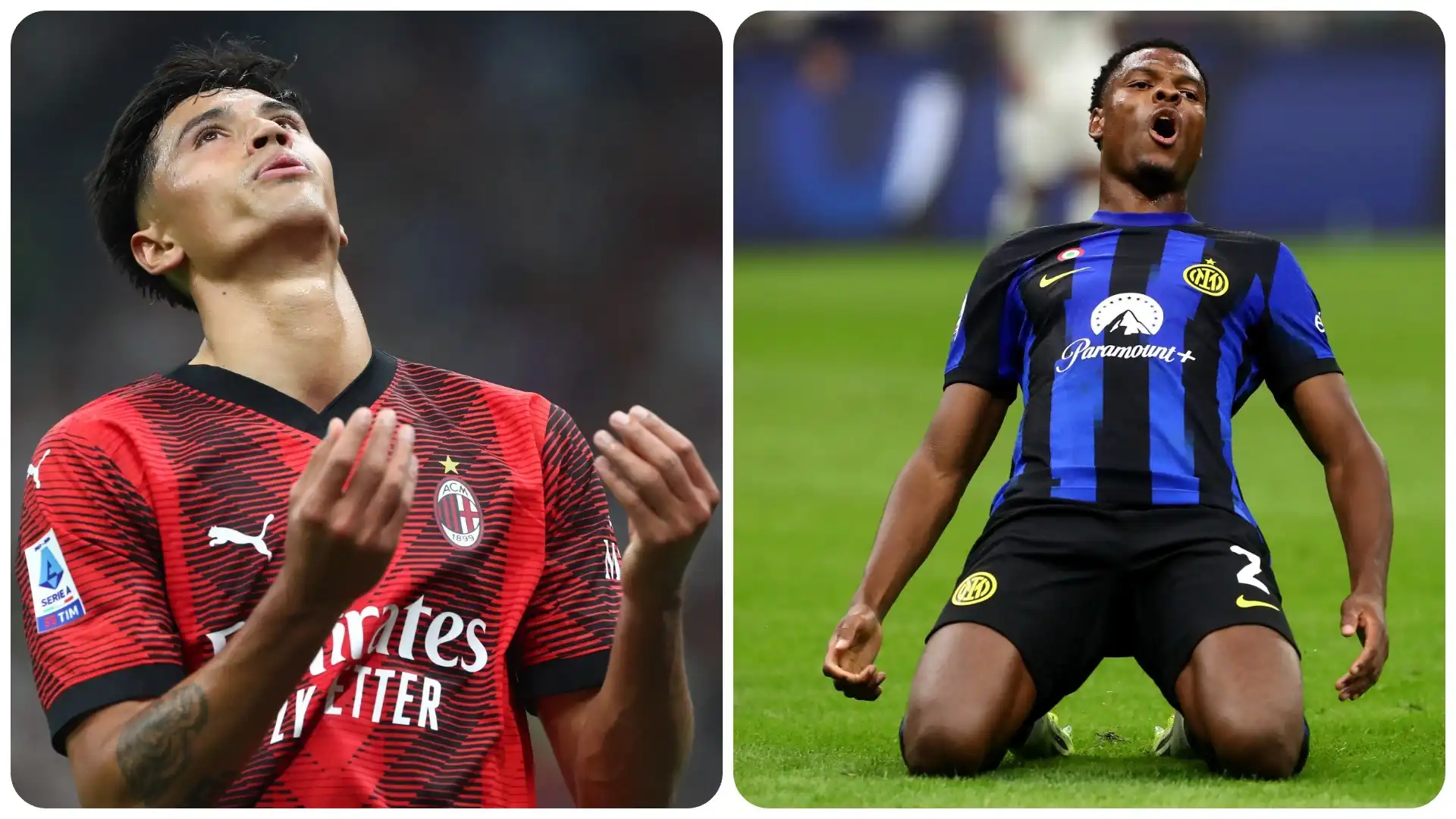Milan contro Inter: Reijnders e Dumfries accendono il derby scudetto