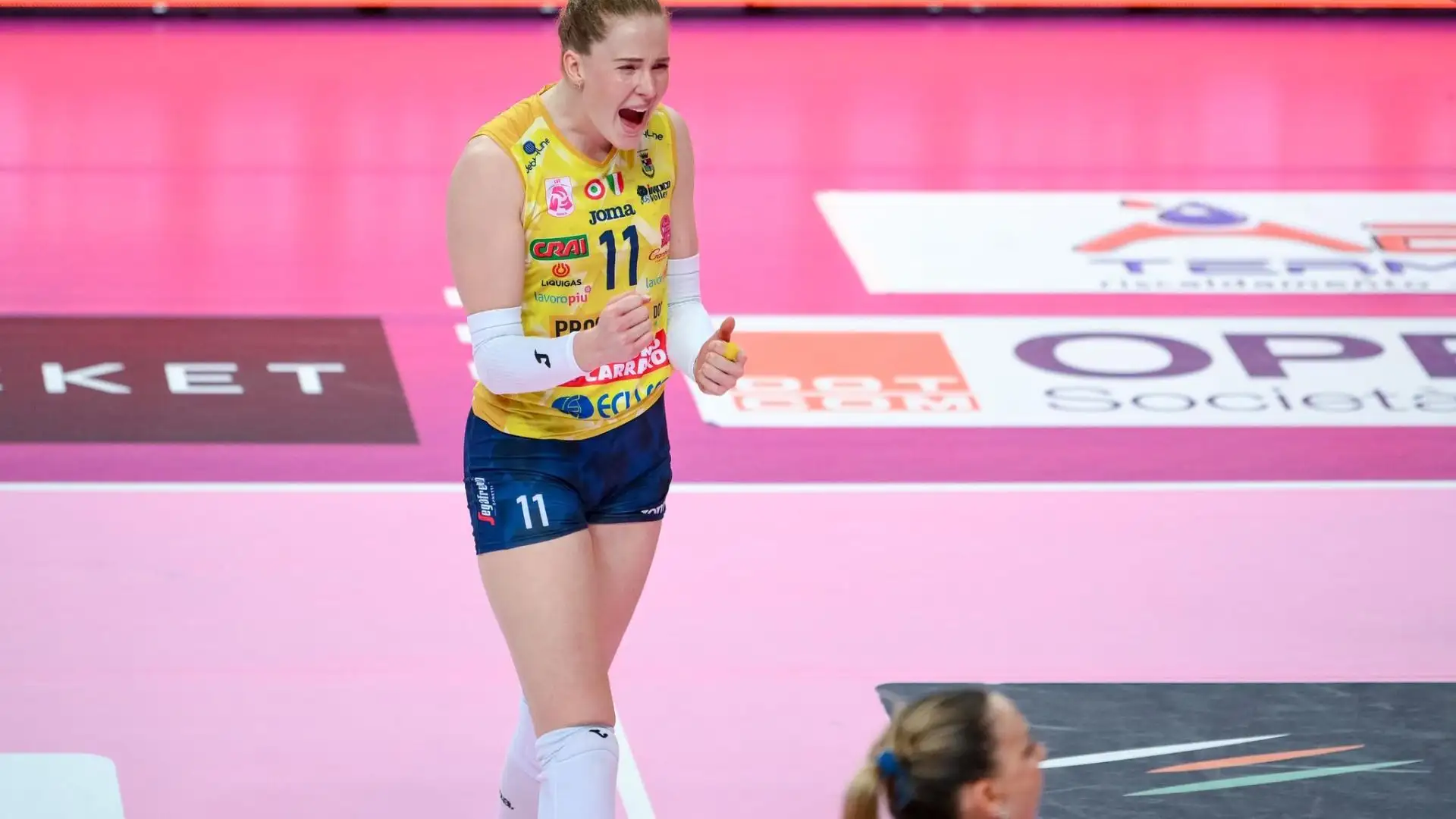 Isabelle Haak è la seconda giocatrice più seguita del nostro campionato, con quasi 300.000 followers.