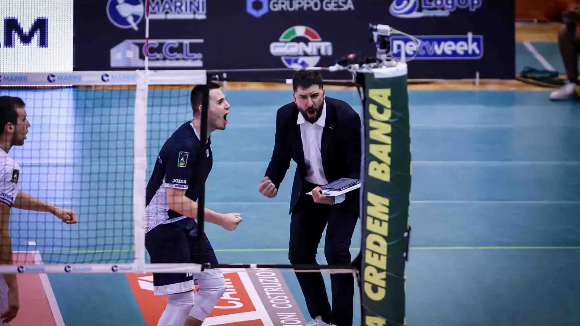 A Modena i primi due set vinti avevano illuso la squadra meneghina.