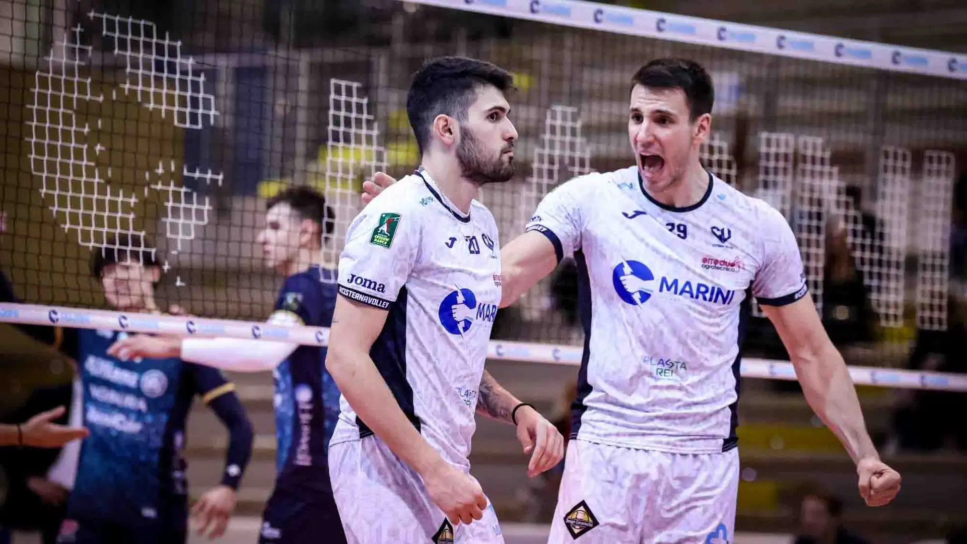 Numeri che hanno contribuito al poderoso 52% di attacchi punto della squadra di Falasca contro il 31% di quella di Piazza.