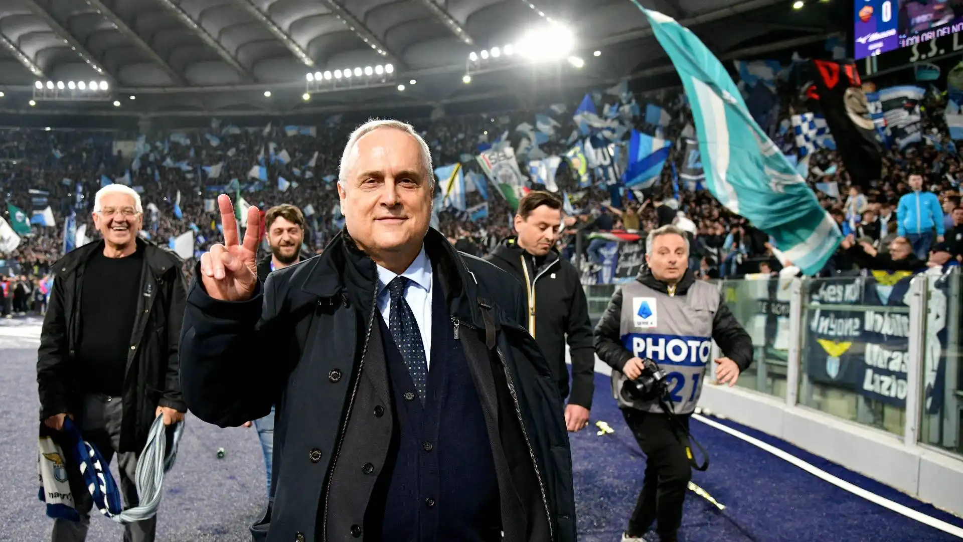 Claudio Lotito si sbilancia su Maurizio Sarri e Felipe Anderson