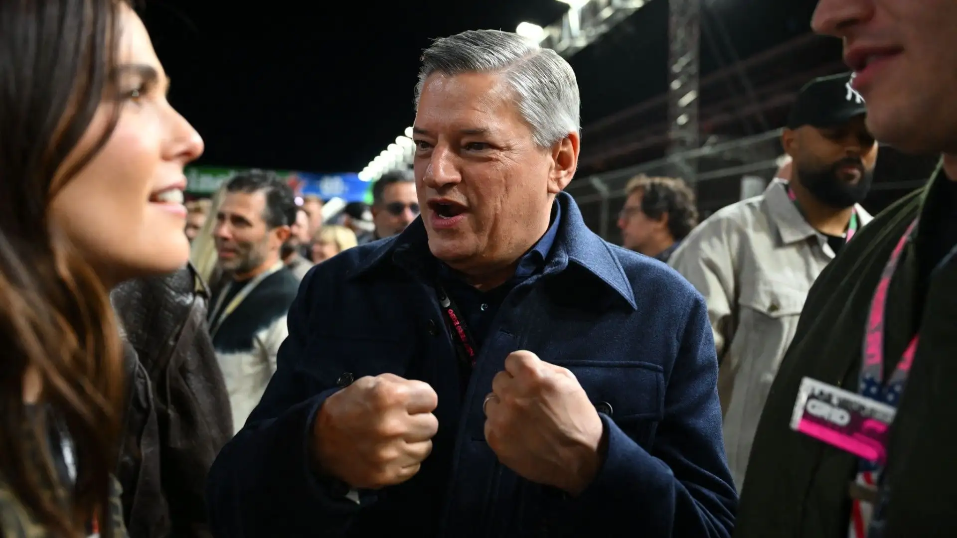 Ted Sarandos, imprenditore e CEO di Netflix, non ha voluto mancare all'appuntamento